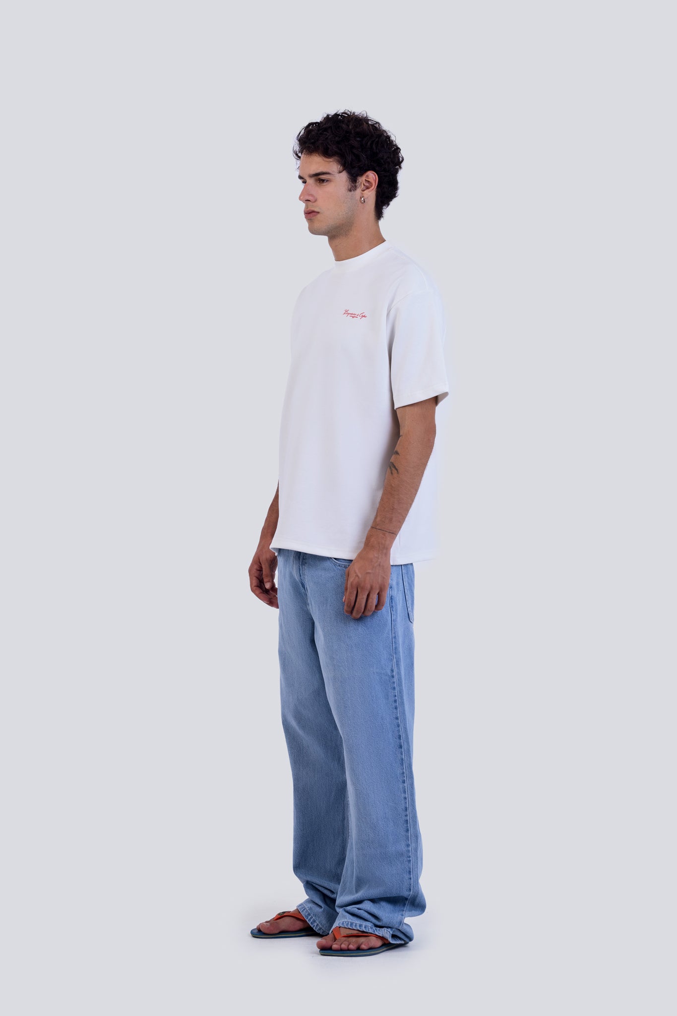 Copa Oversized White Lemon Tee