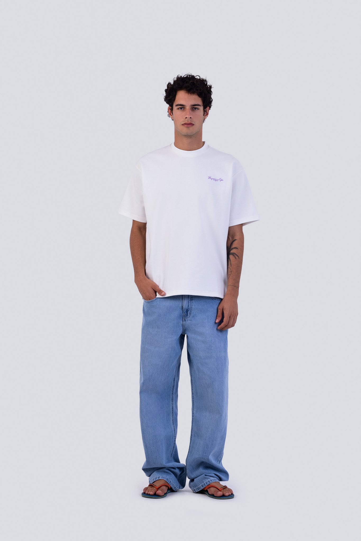 Copa Oversized White Açaí Tee