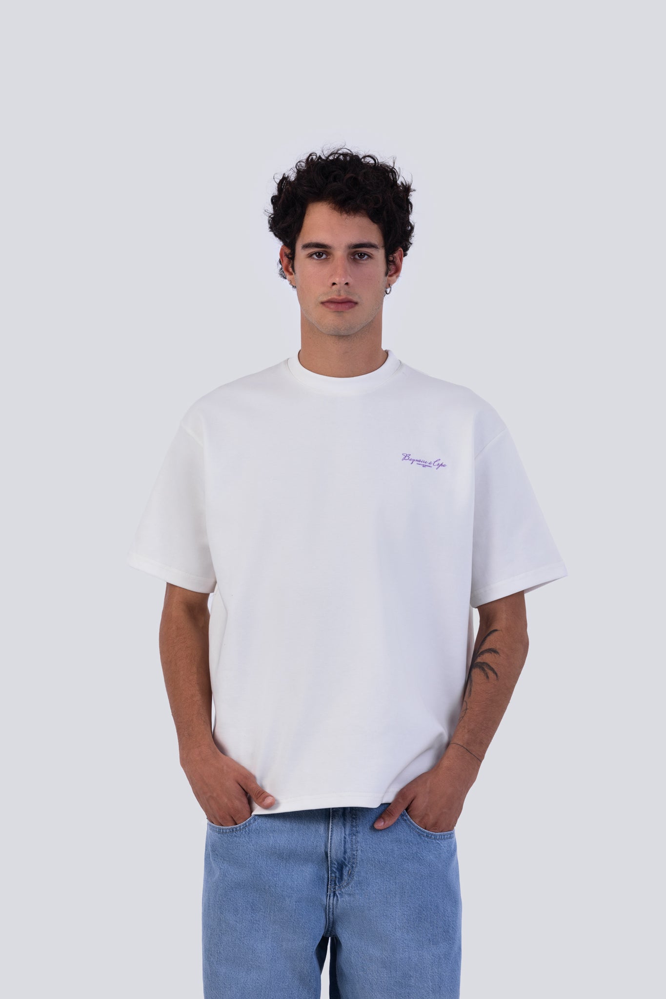 Copa Oversized White Açaí Tee