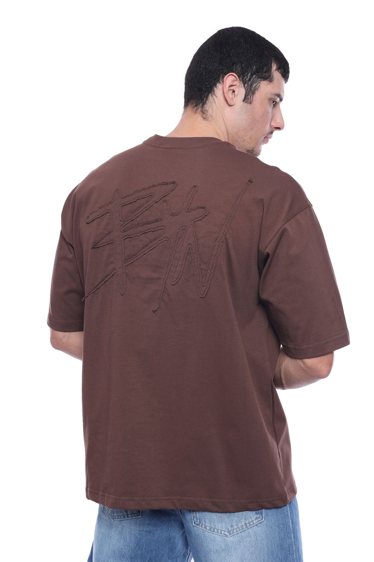 Brown Varsity BYN Oversized T-shirt