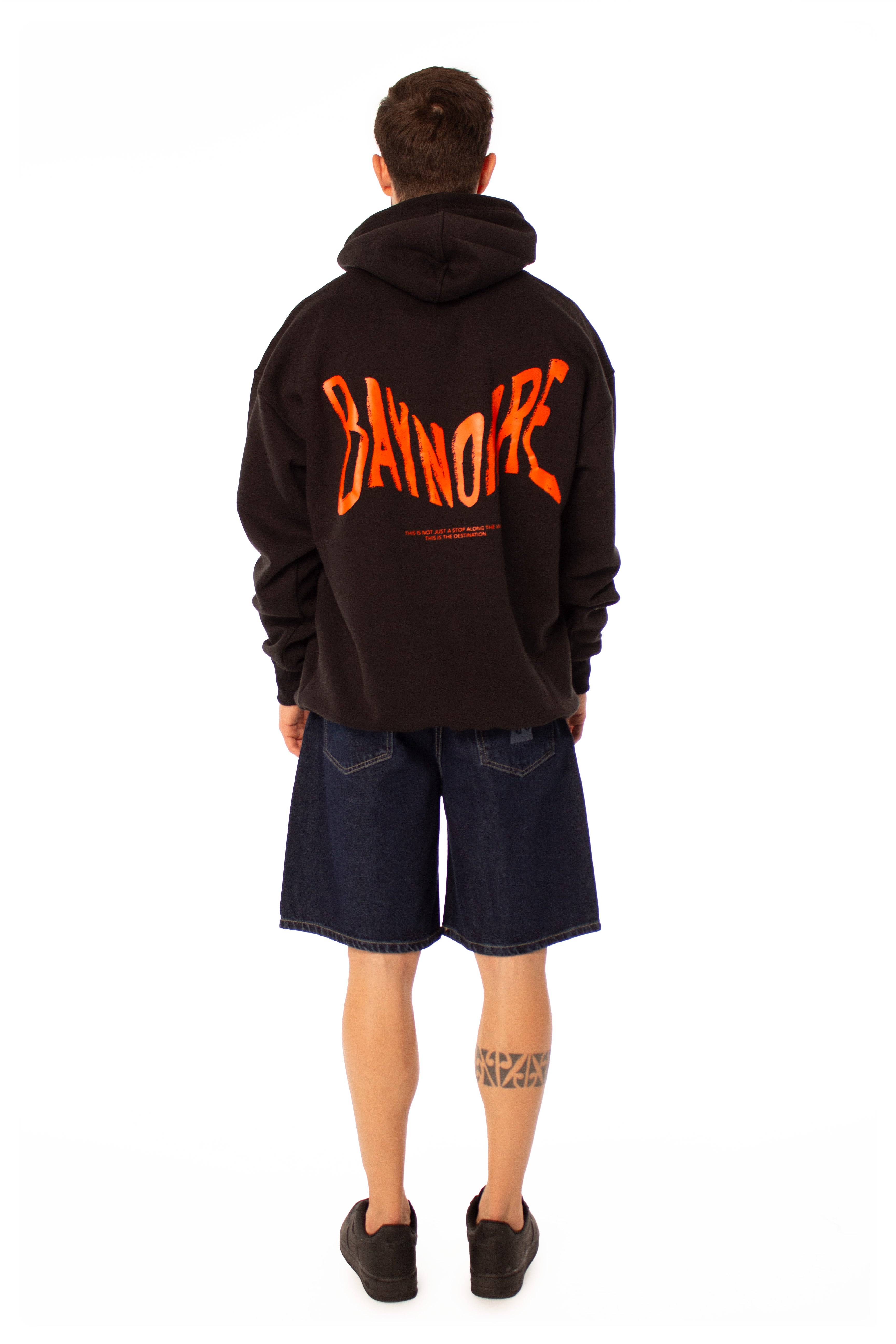 Orange Accordion Hoodie