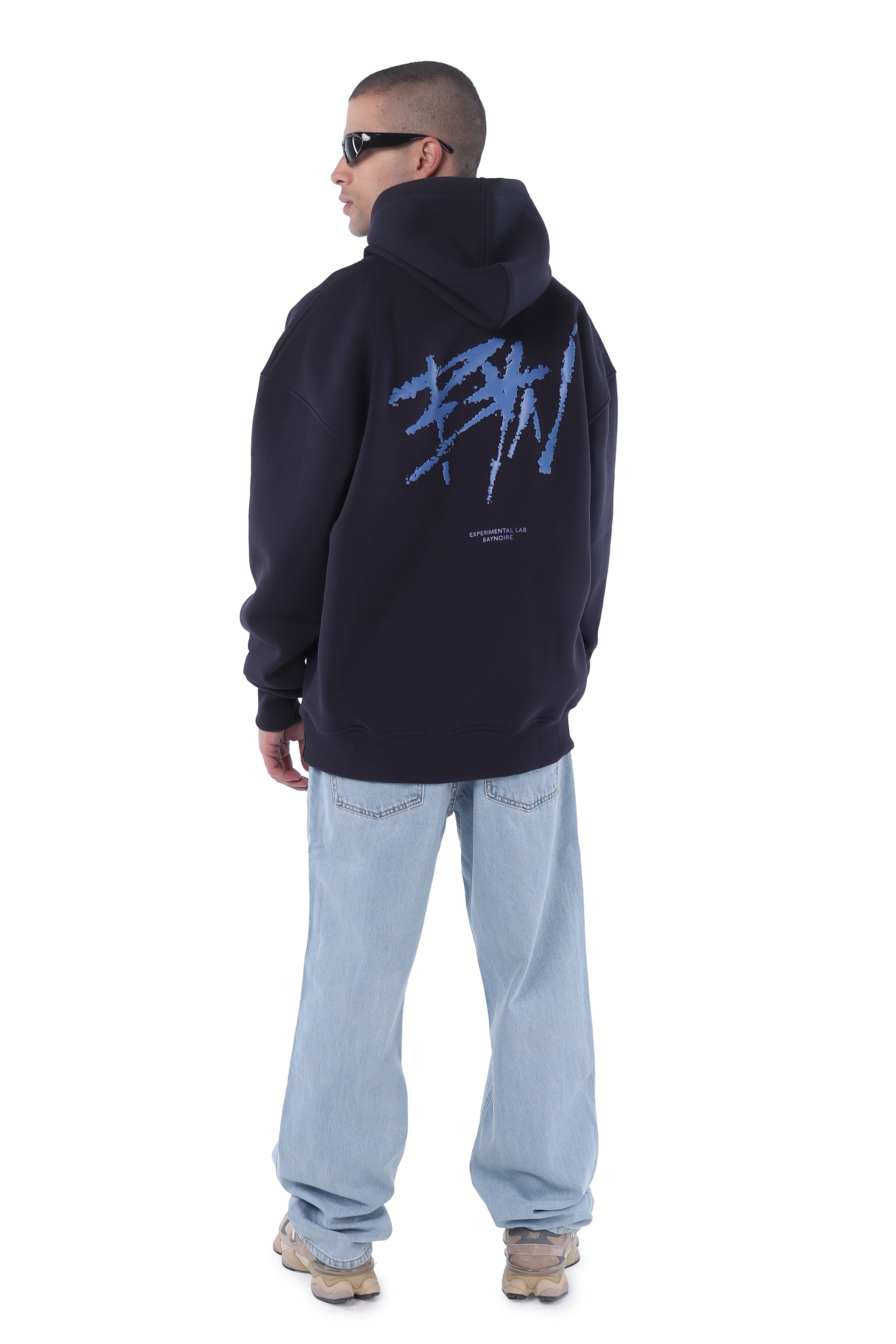 Navy BYN EX Oversized Hoodie