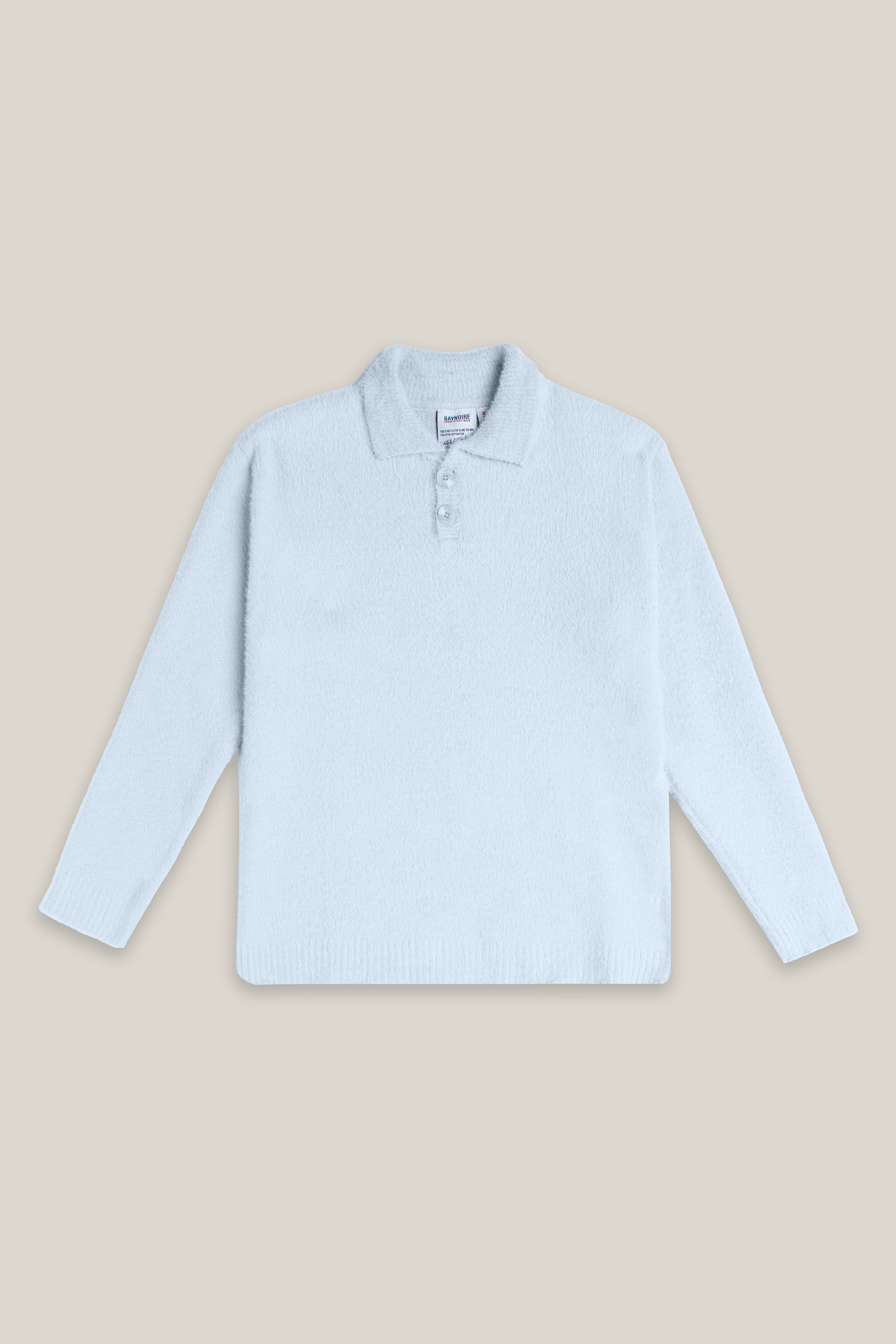 Blue Faux Fur Sweater