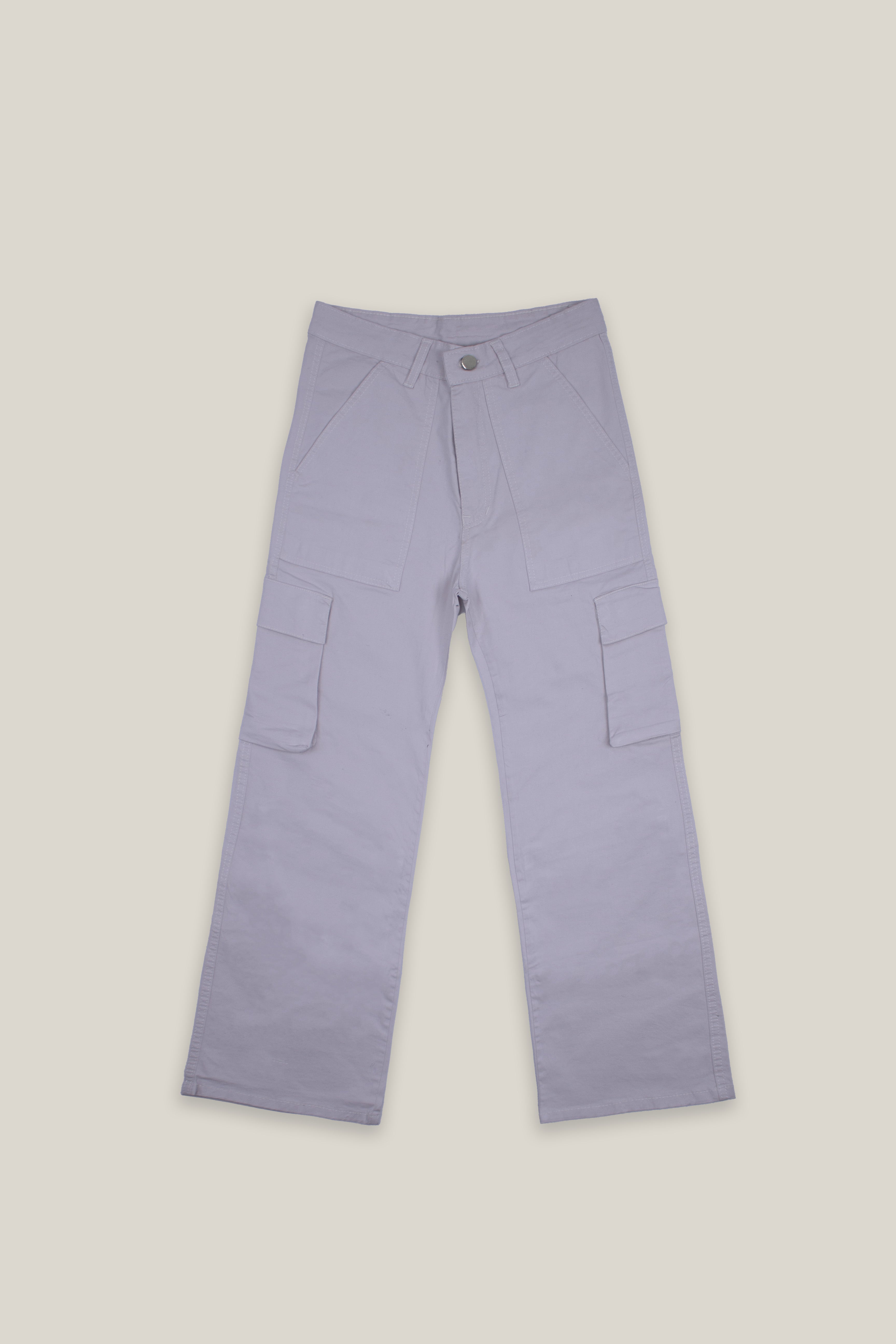 Grey Core Cargo Pants