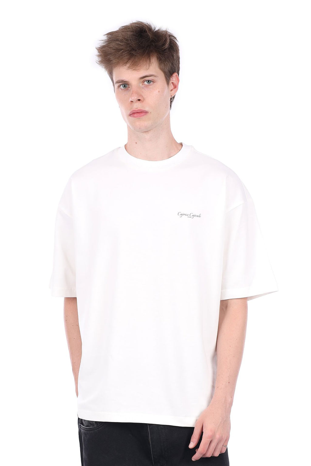 White Caprice Beauty Oversized T-shirt