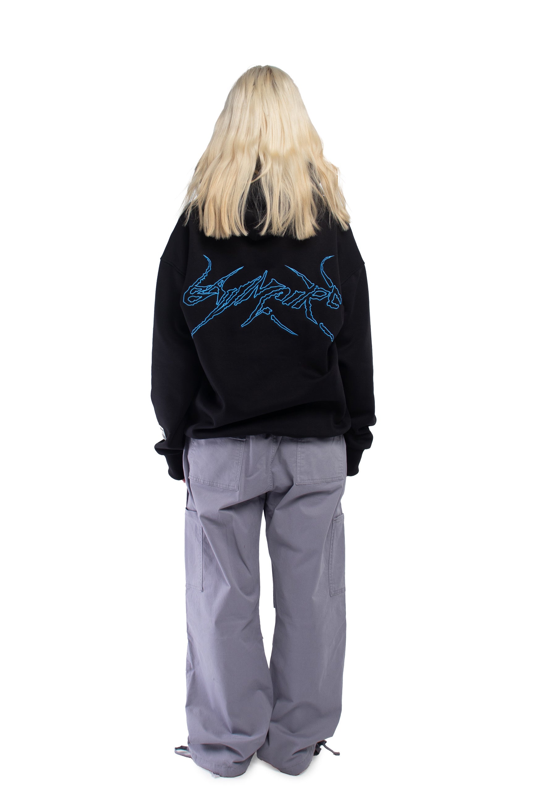 Black Spade Oversized Hoodie