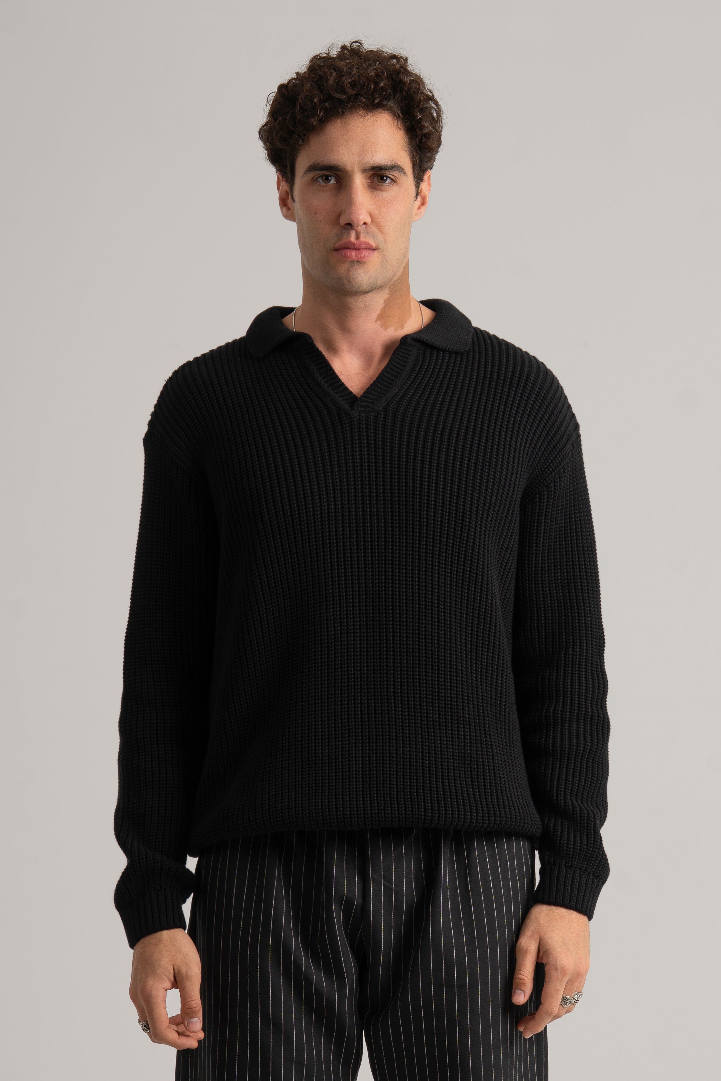 Black Collar II Sweater