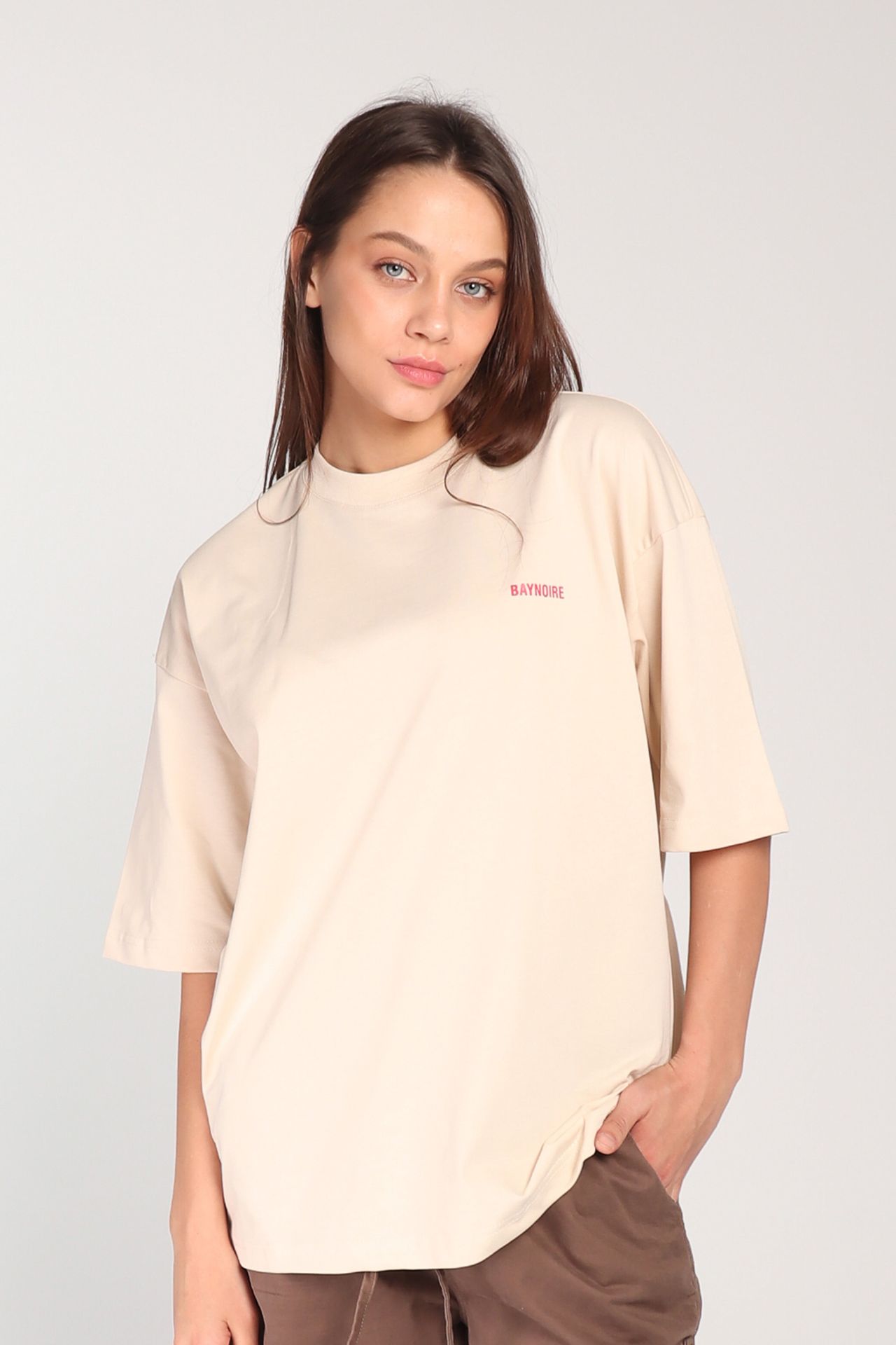 Cream Logo II PL Oversized T-shirt