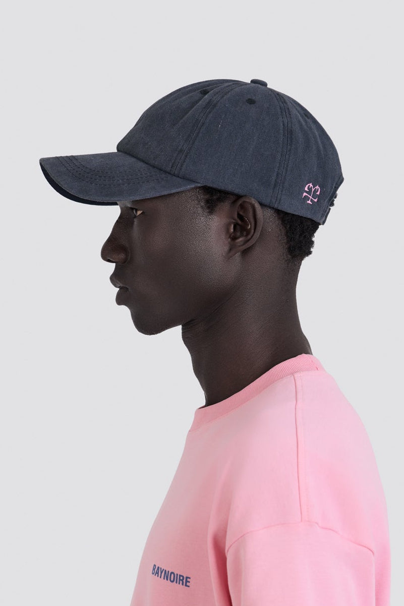 04X Monogram Navy Cap
