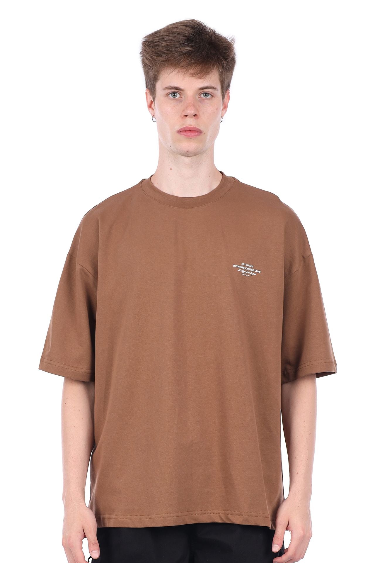 Brown Caprice Club Oversized T-shirt