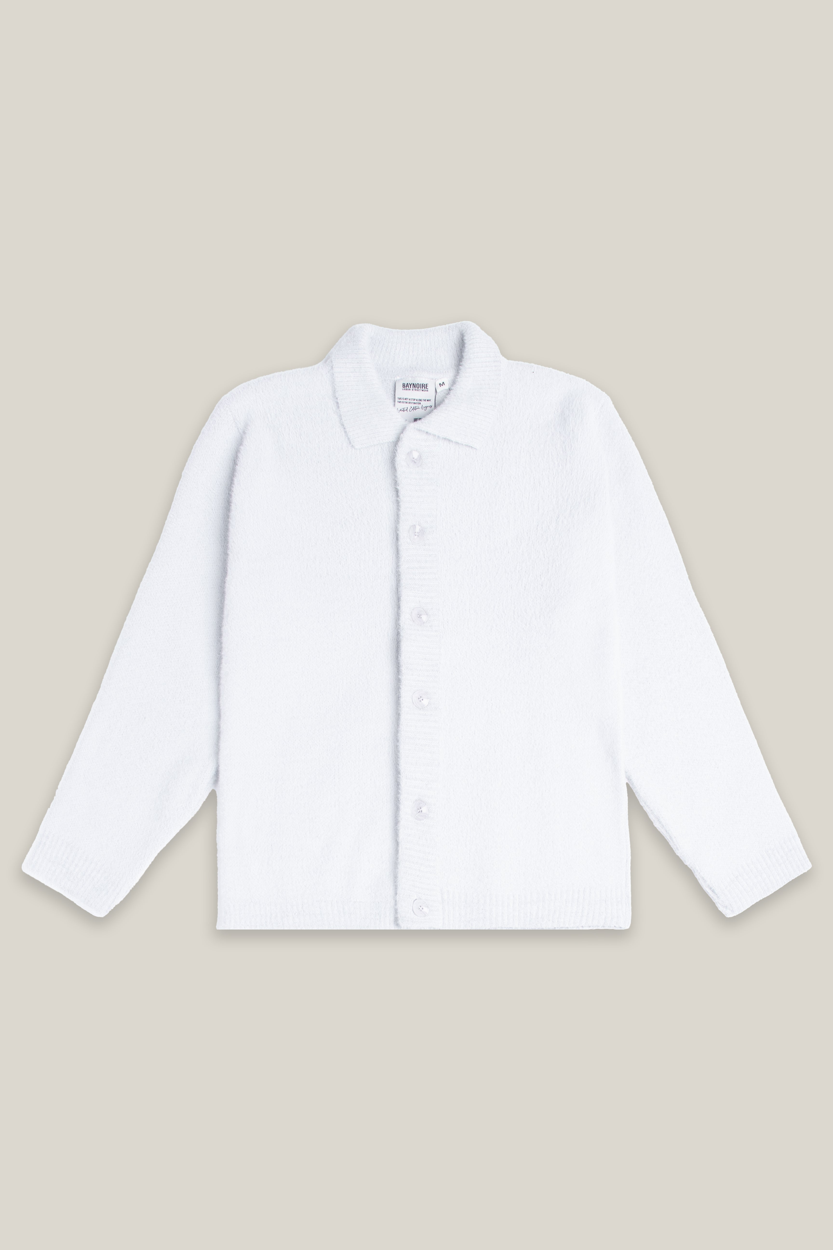 White Faux Fur Jacket