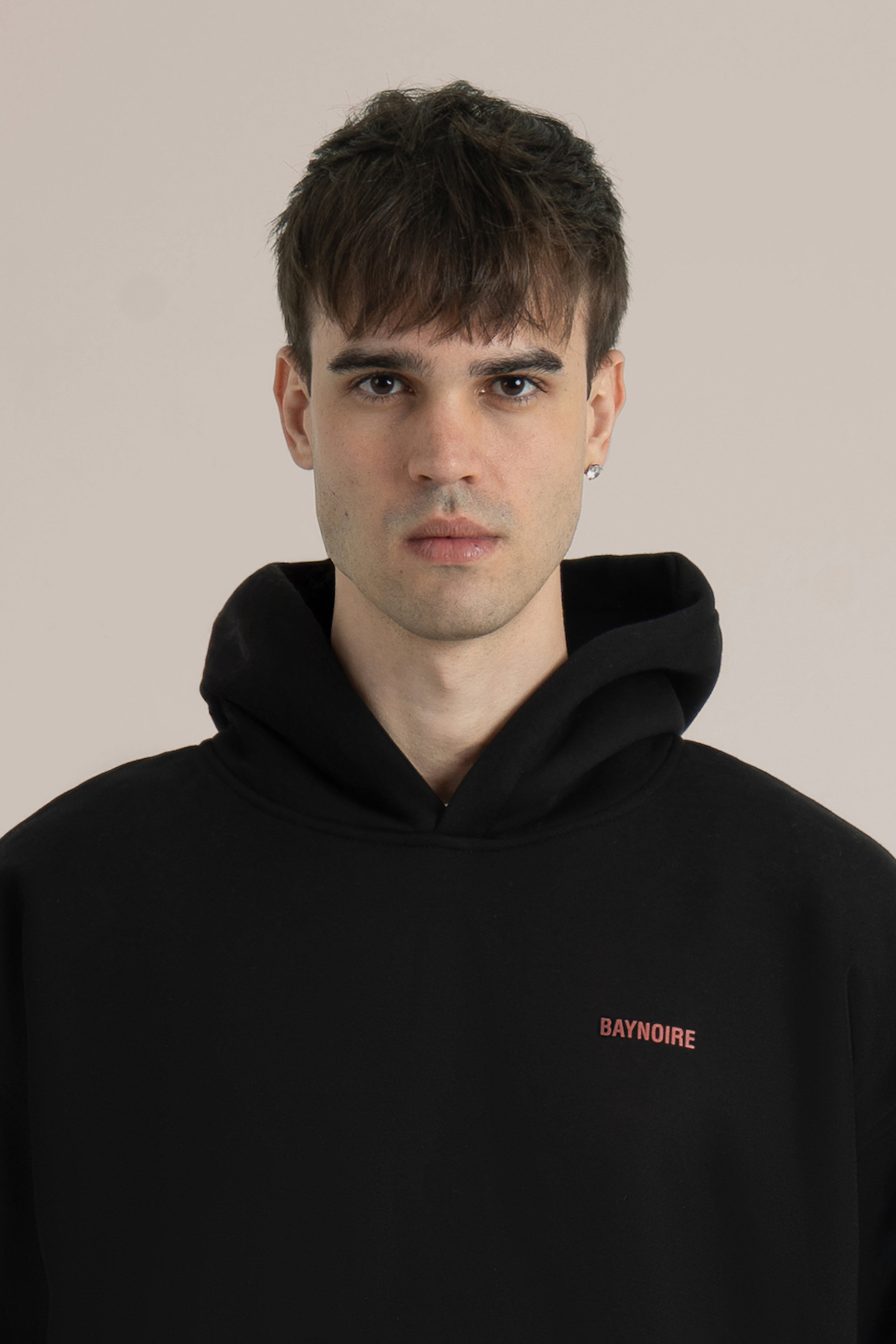 Black Logo II PL Oversized Hoodie