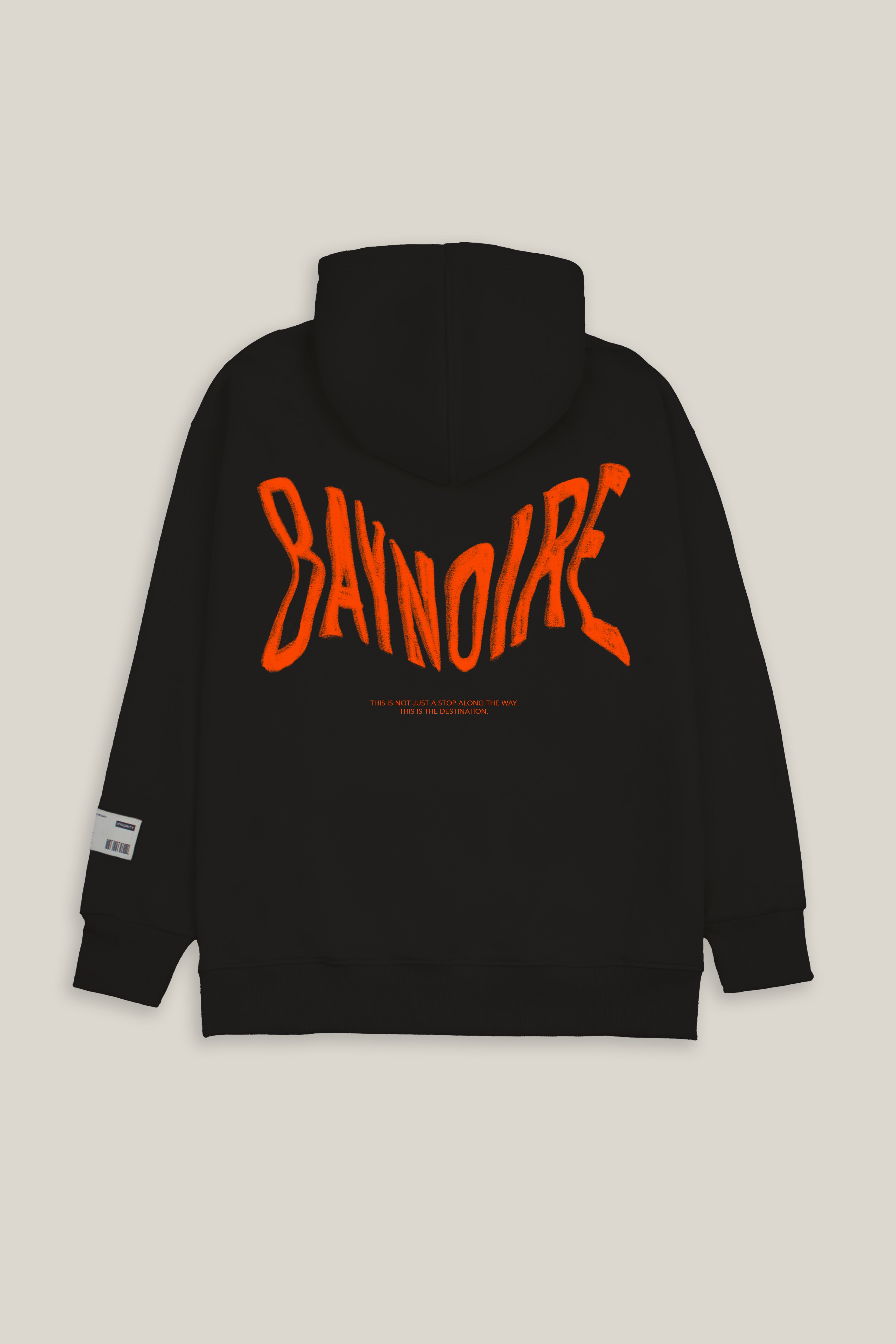Orange Accordion Hoodie