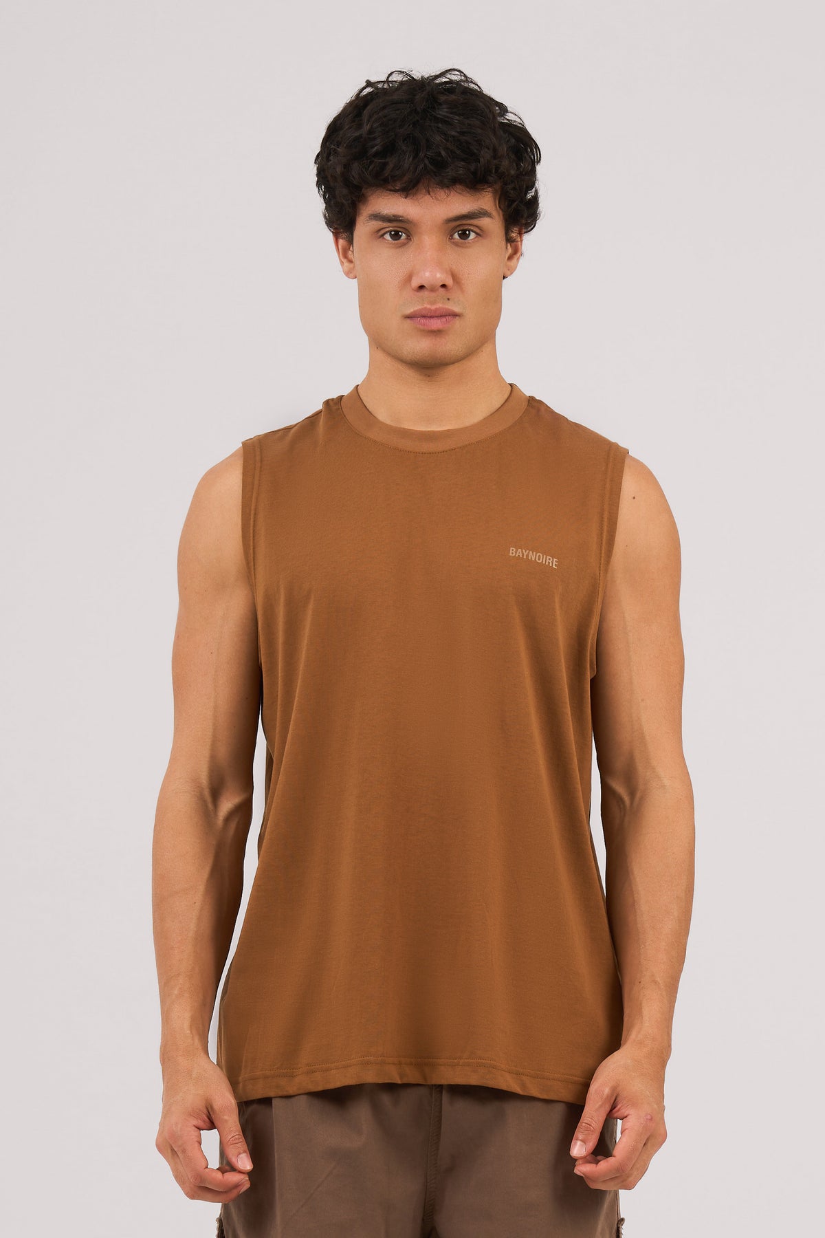 Brown Logo II PL Sleeveless T-shirt