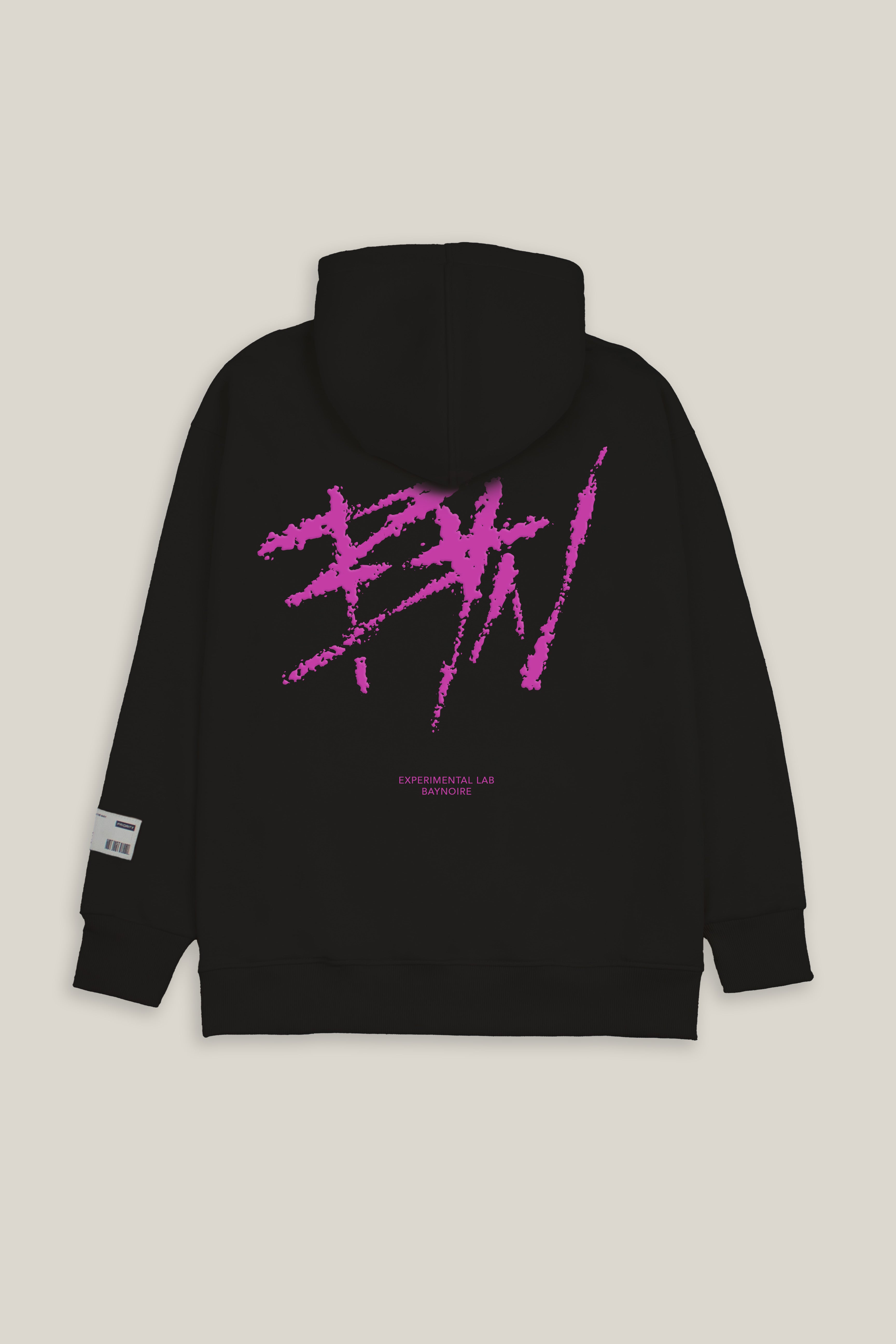 Black BYN EX Oversized Hoodie