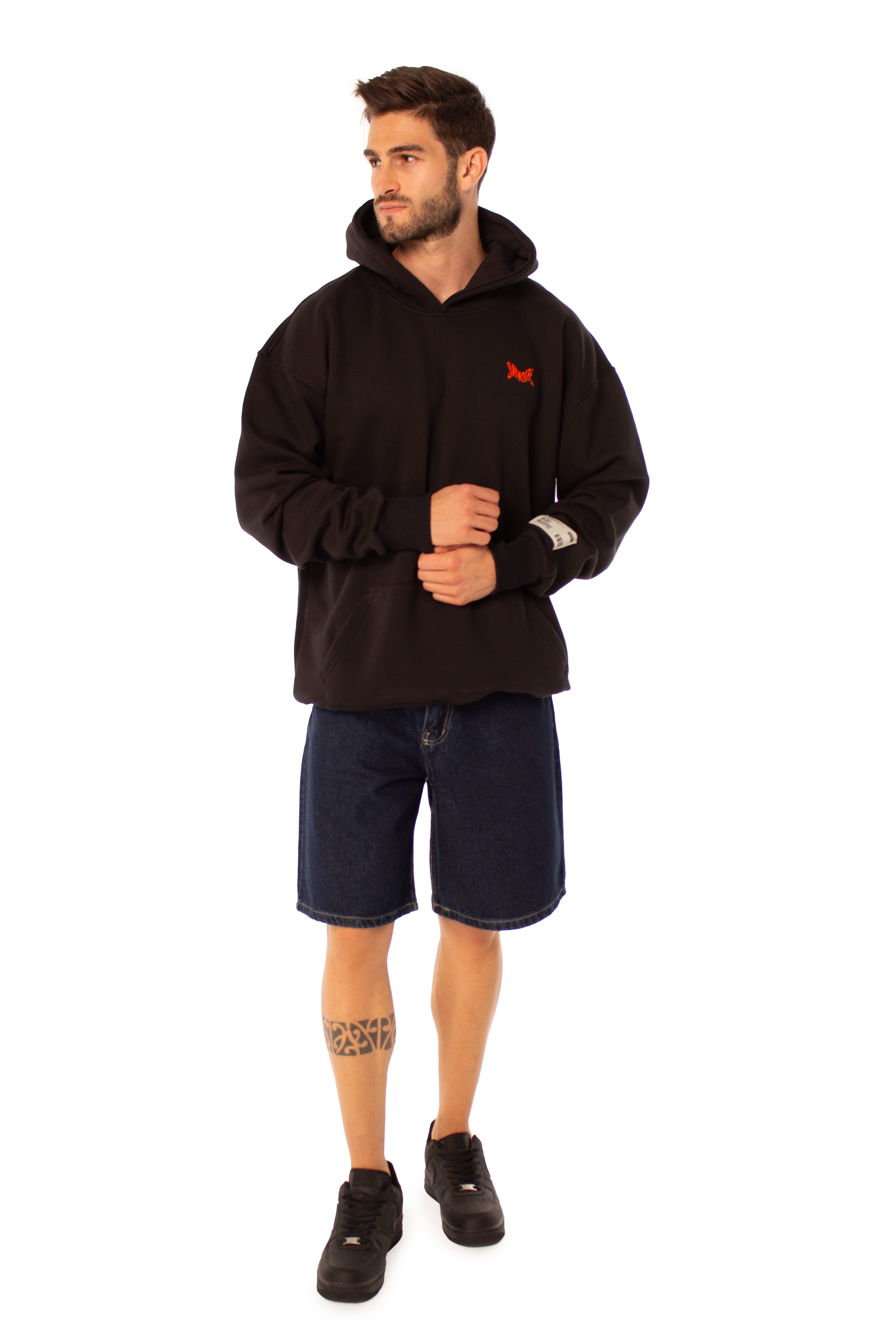 Orange Accordion Hoodie