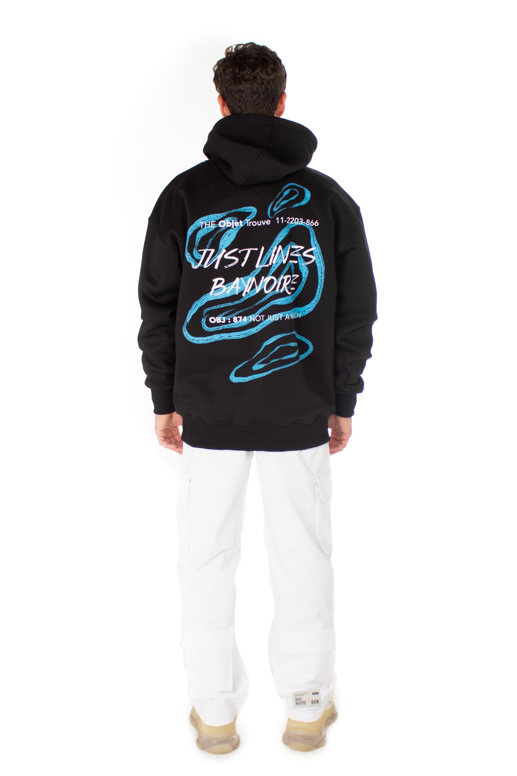 Black Justlines874 Hoodie