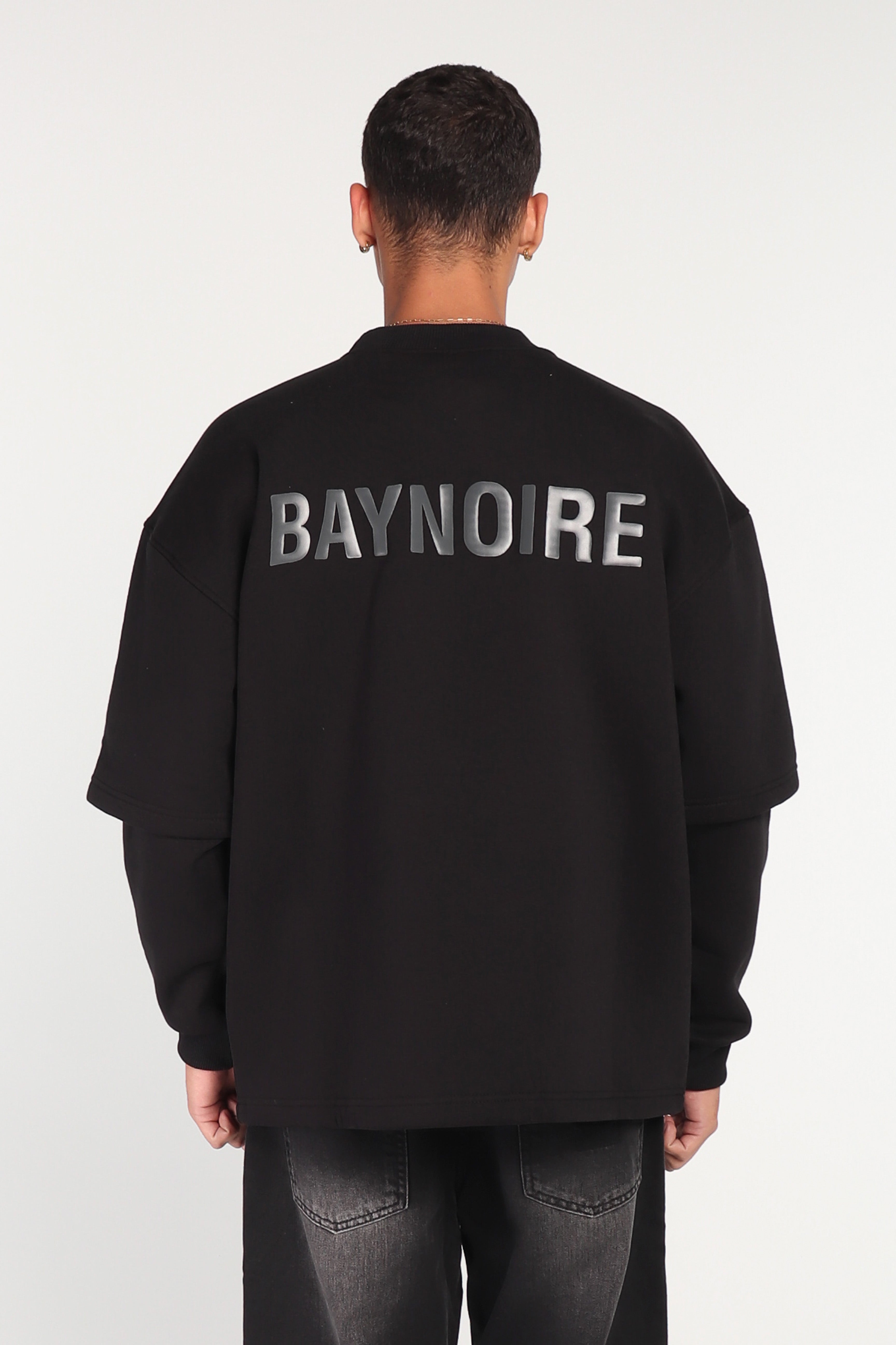 Black Double Sleeve Sweatshirt