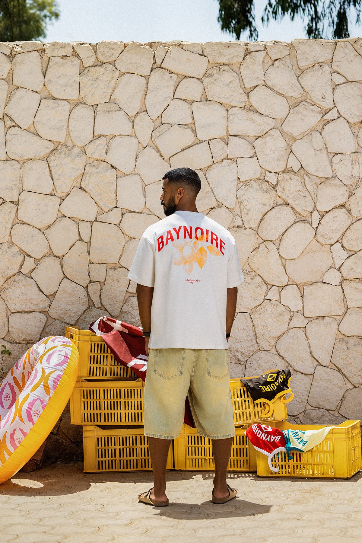 Copa Oversized White Lemon Tee
