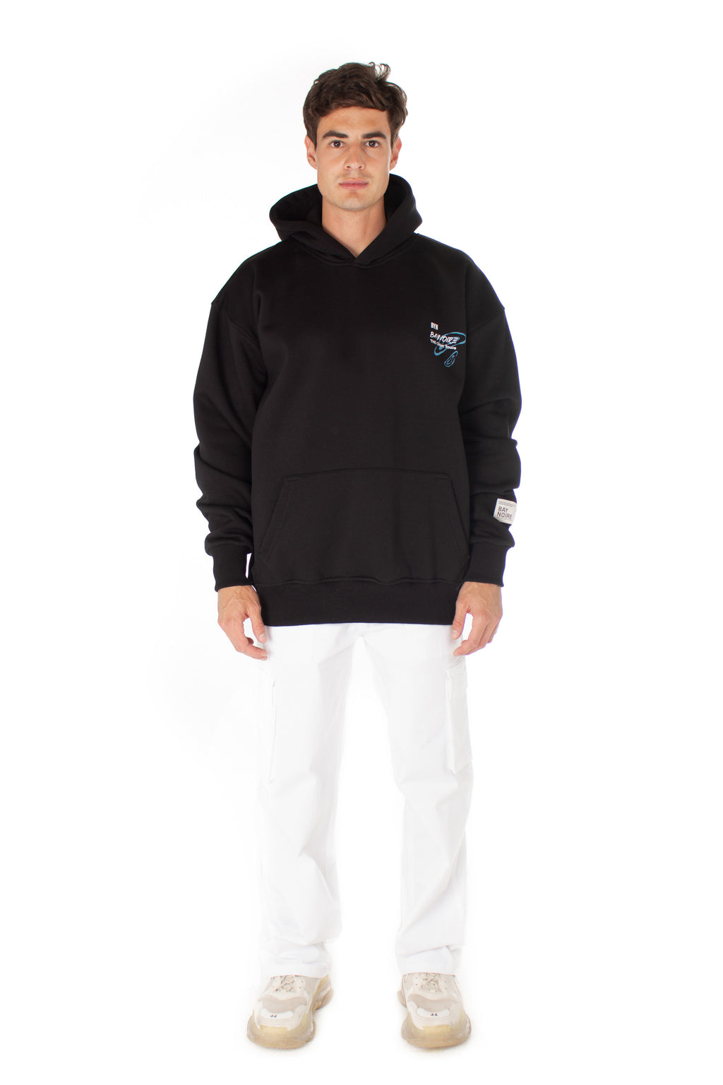Black Justlines874 Hoodie