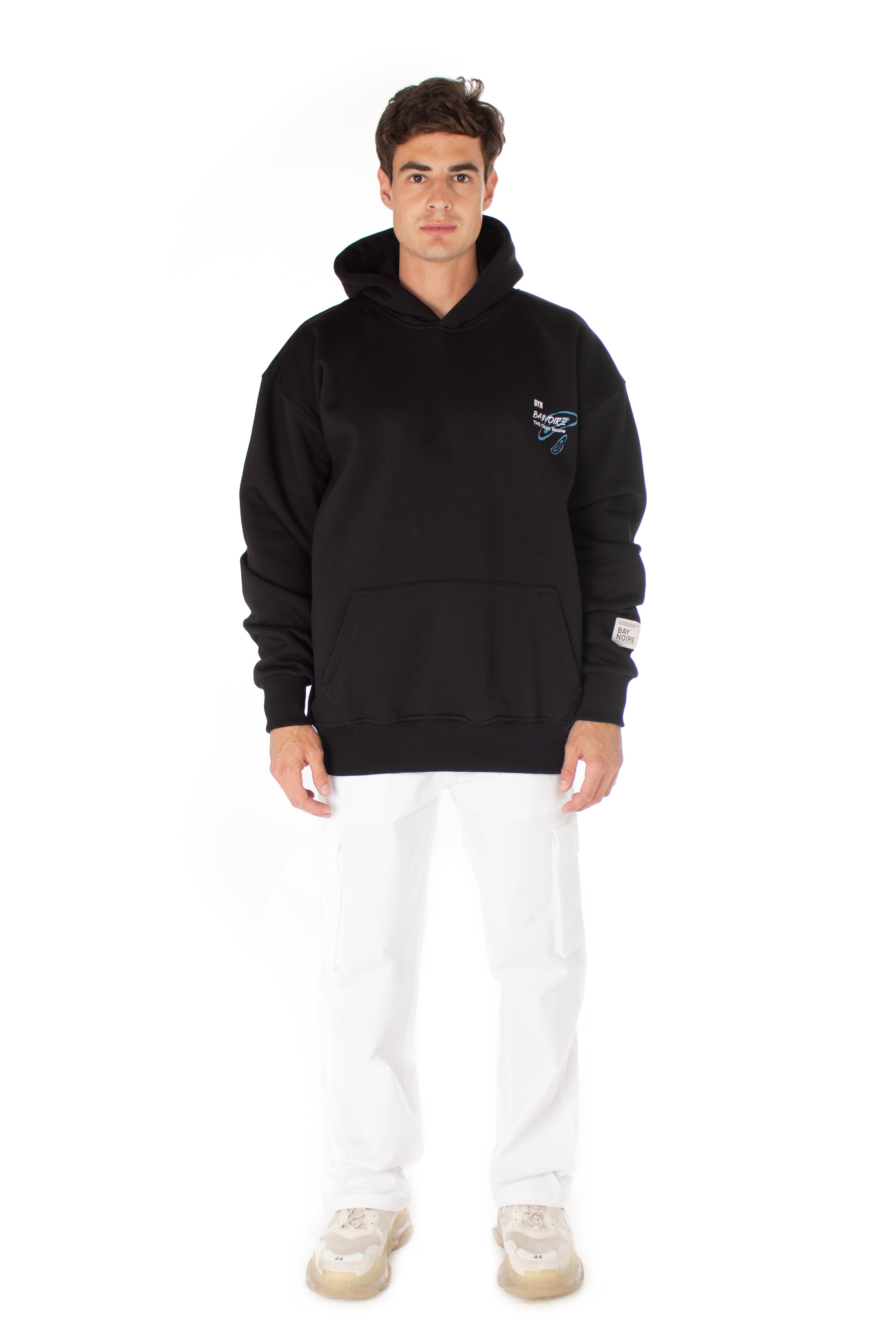 Black Justlines874 Hoodie