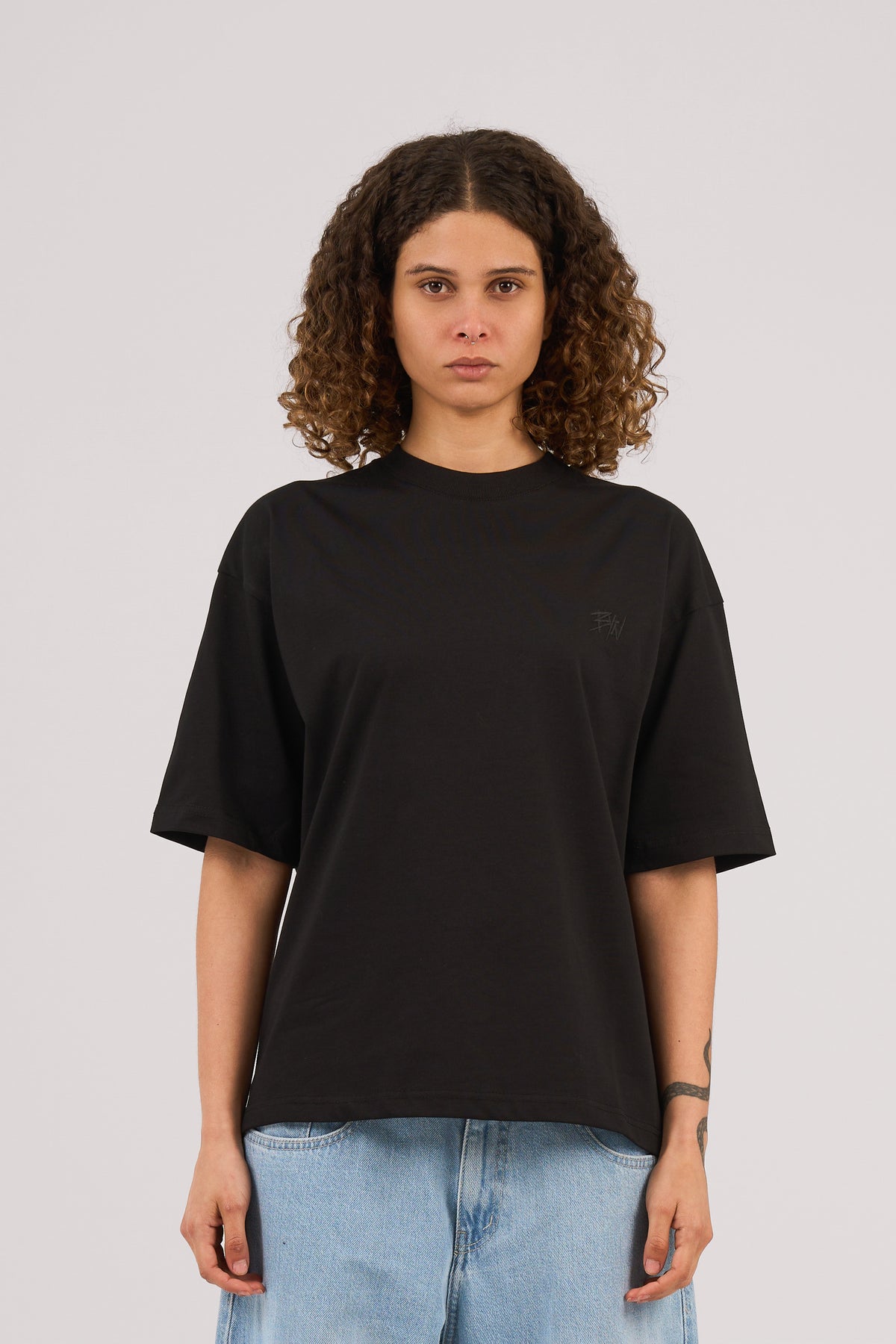 Black Varsity BYN Oversized T-shirt