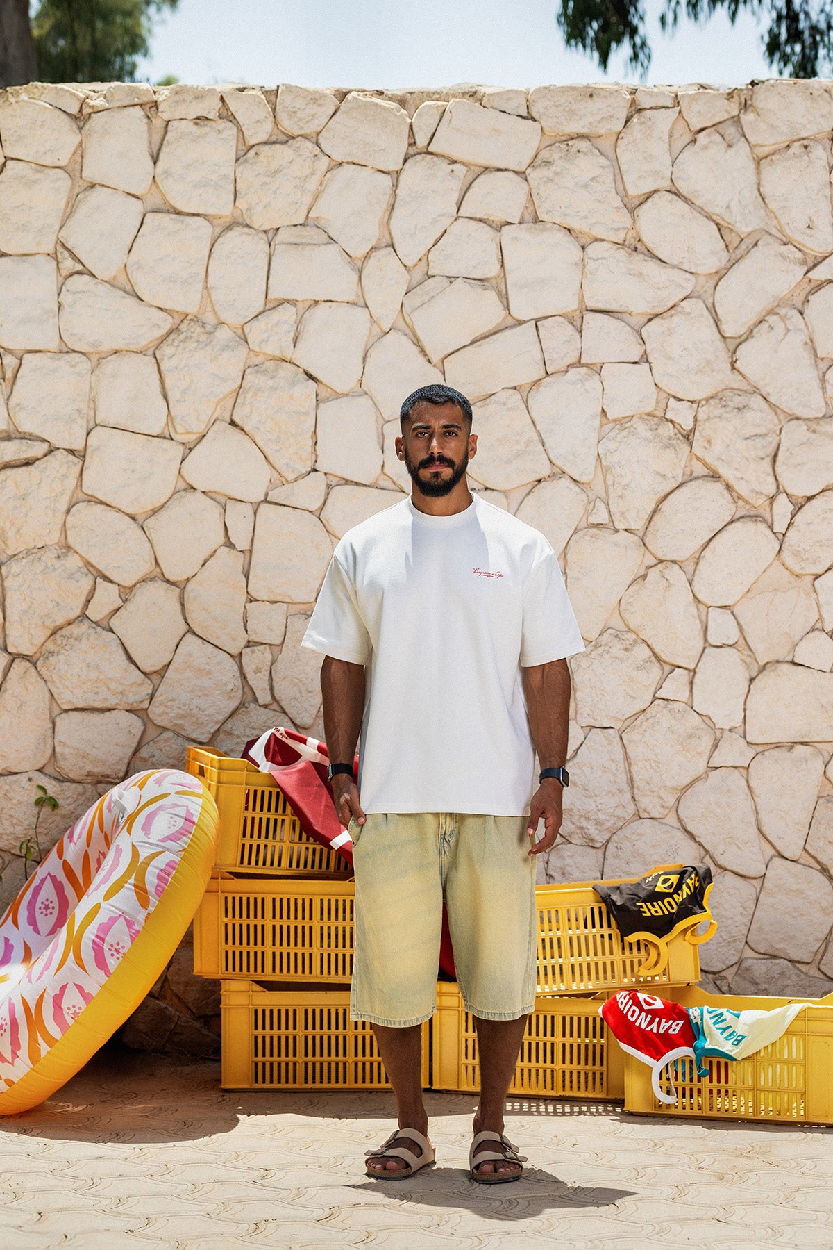 Copa Oversized White Lemon Tee