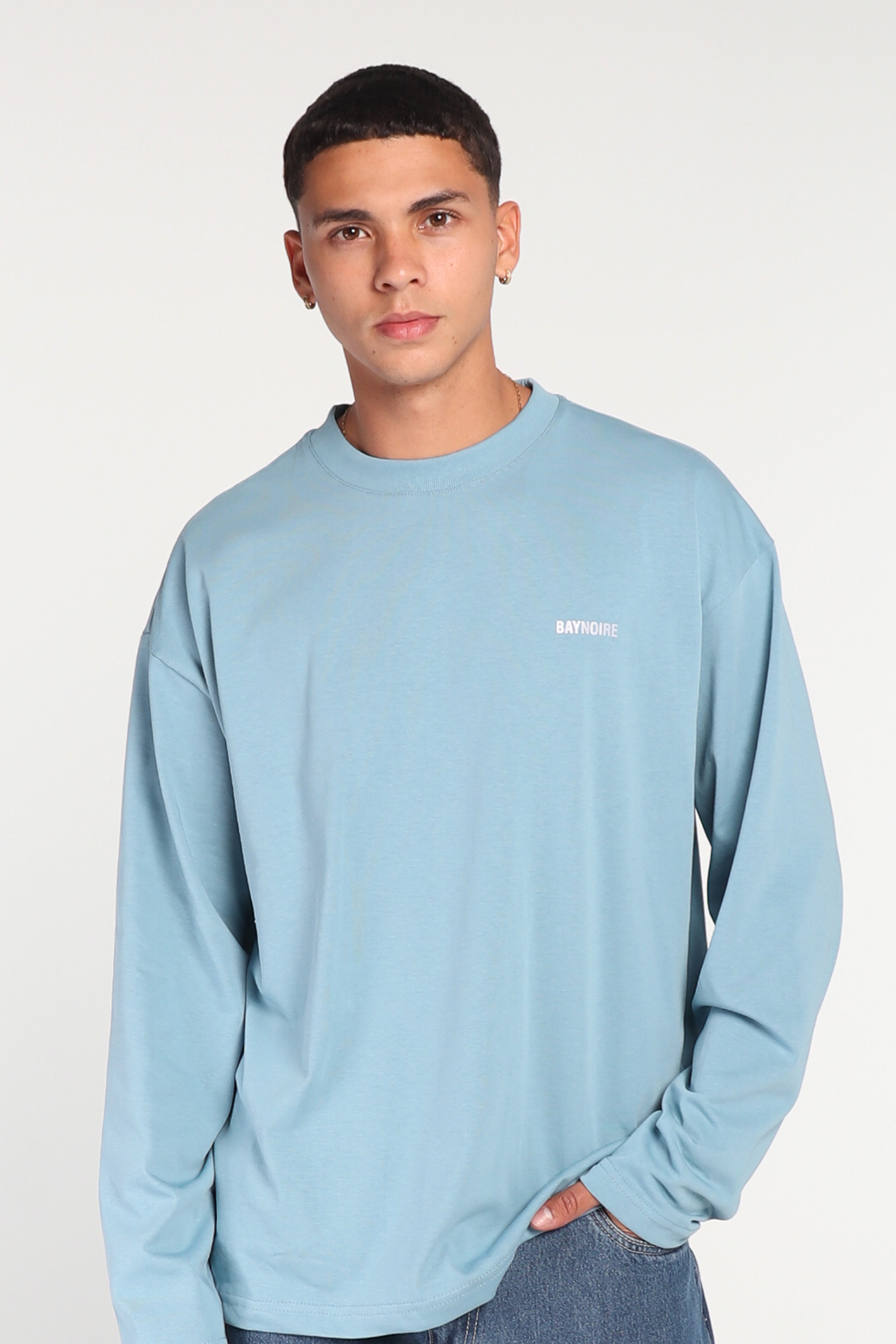 Blue Logo PL Long-sleeved T-shirt