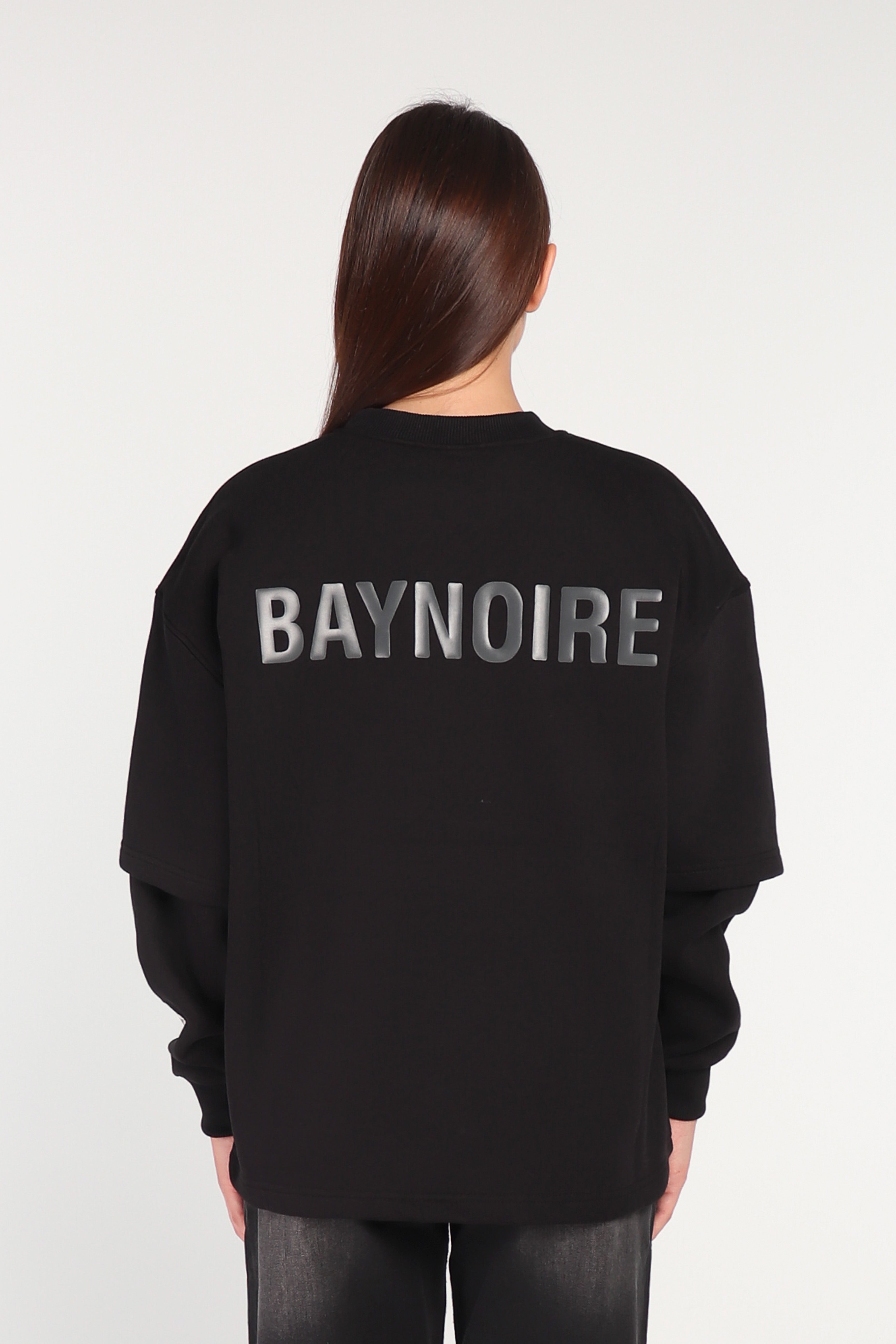 Black Double Sleeve Sweatshirt