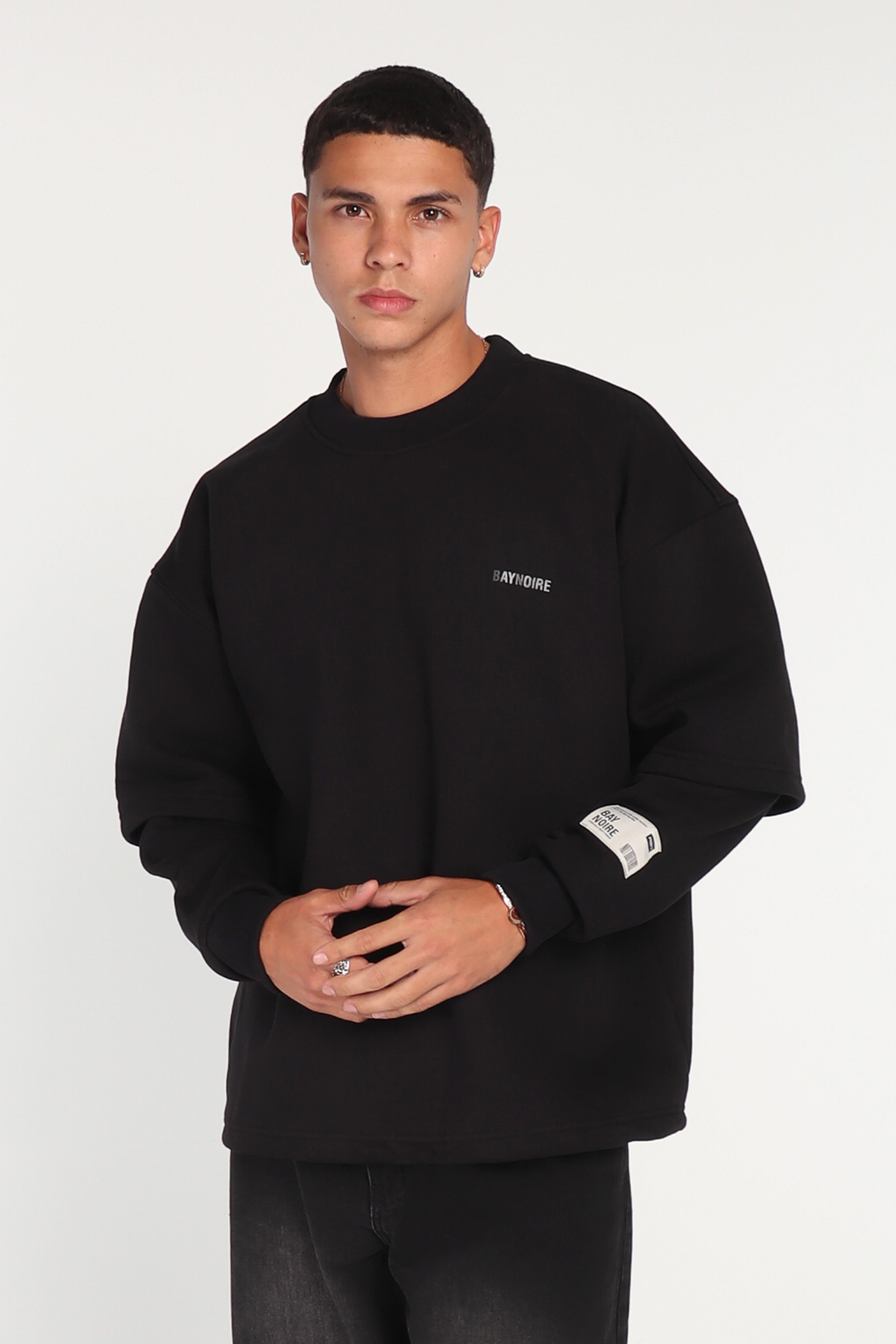 Black Double Sleeve Sweatshirt
