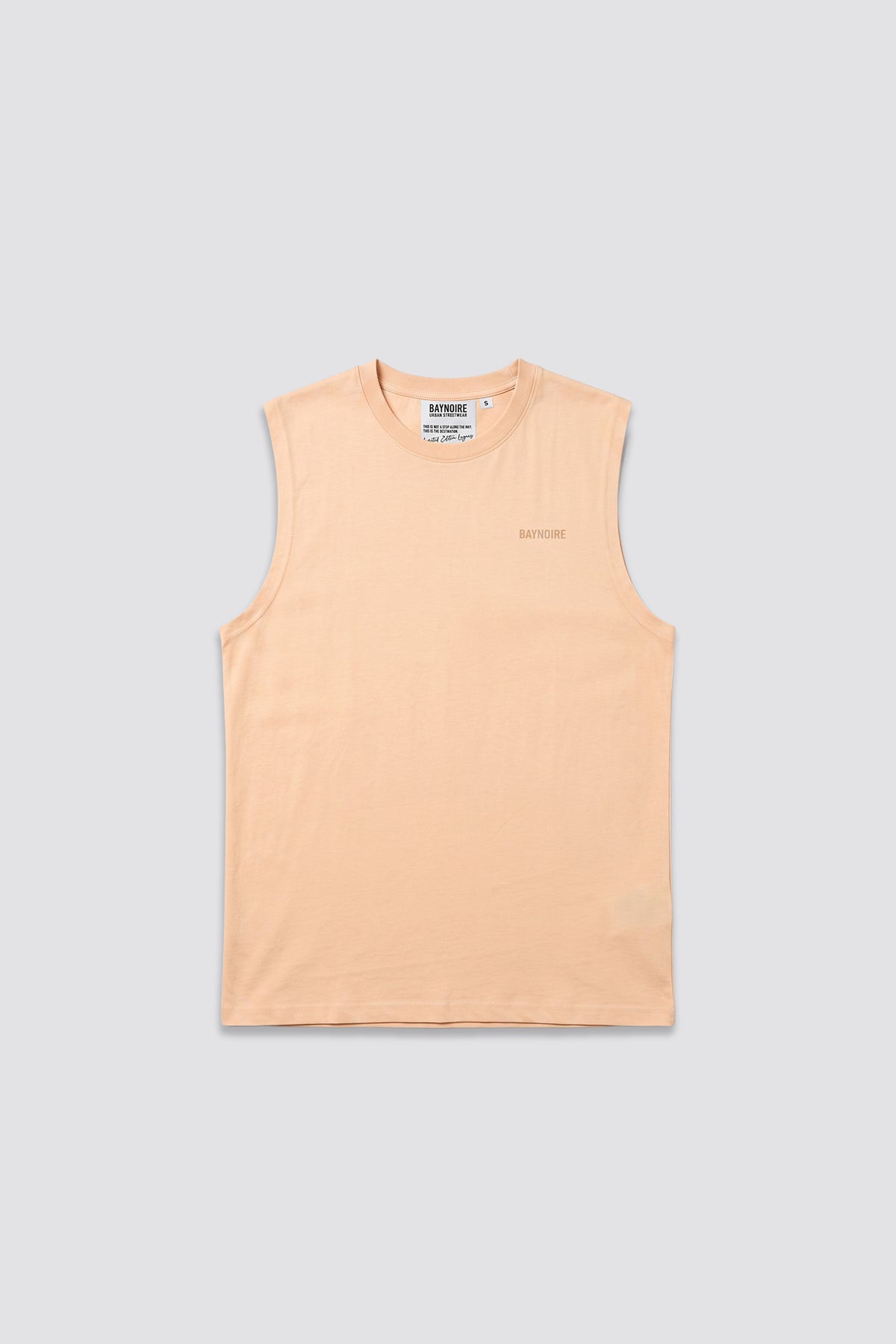 Beige Logo II PL Sleeveless T-shirt