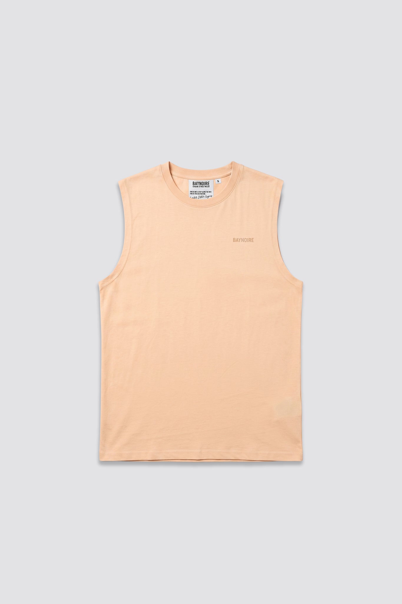 Beige Logo II PL Sleeveless T-shirt
