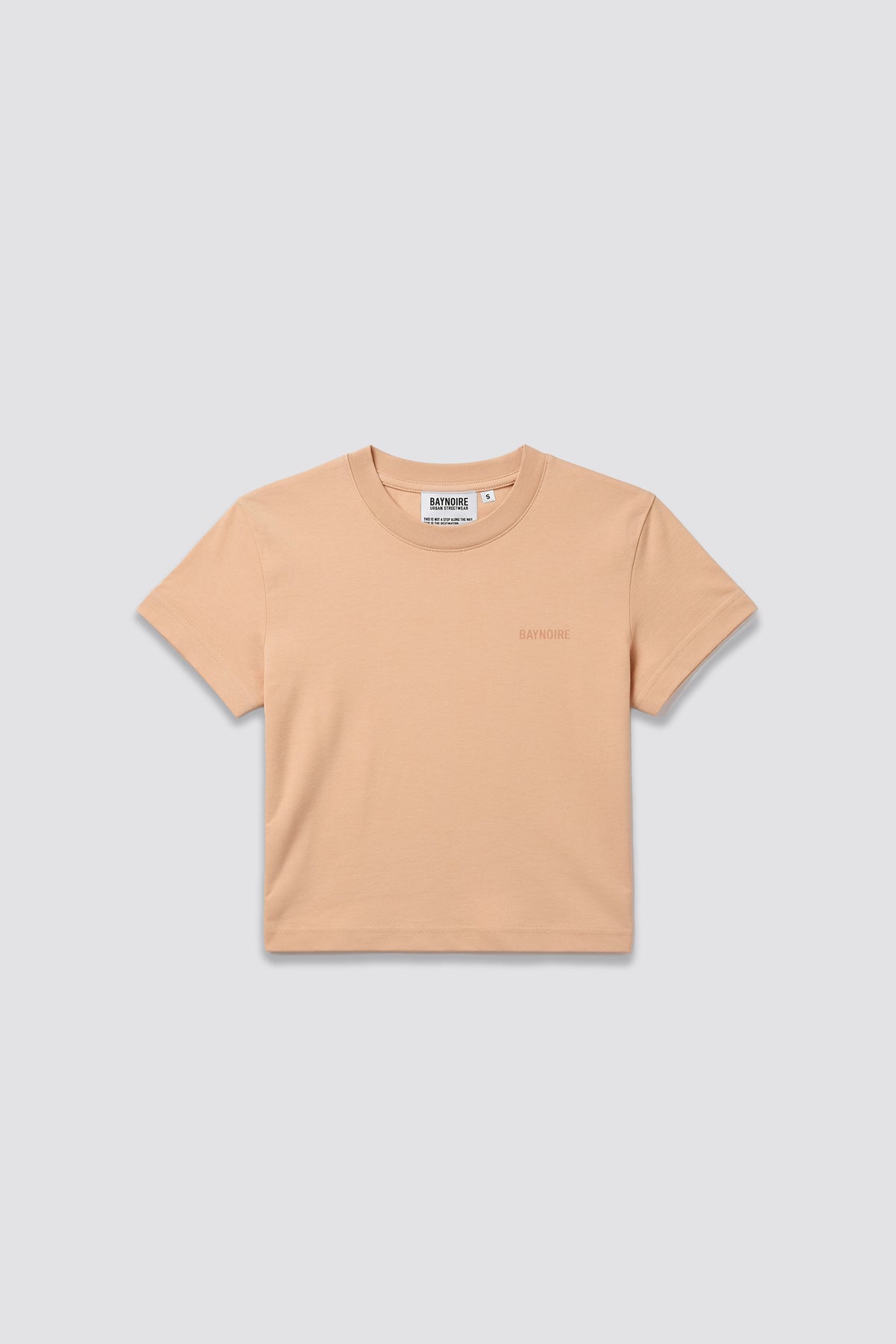 Beige Logo PL Baby Tee