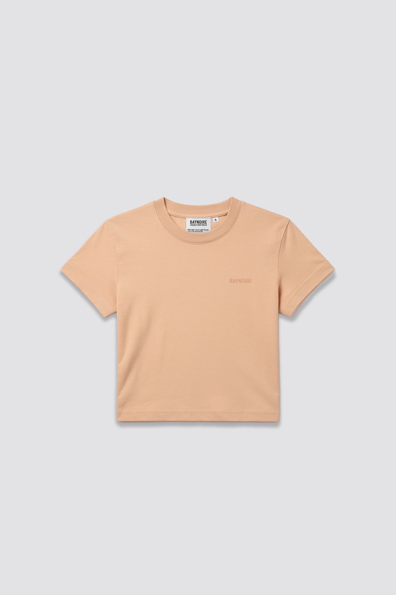 Beige Logo PL Baby Tee