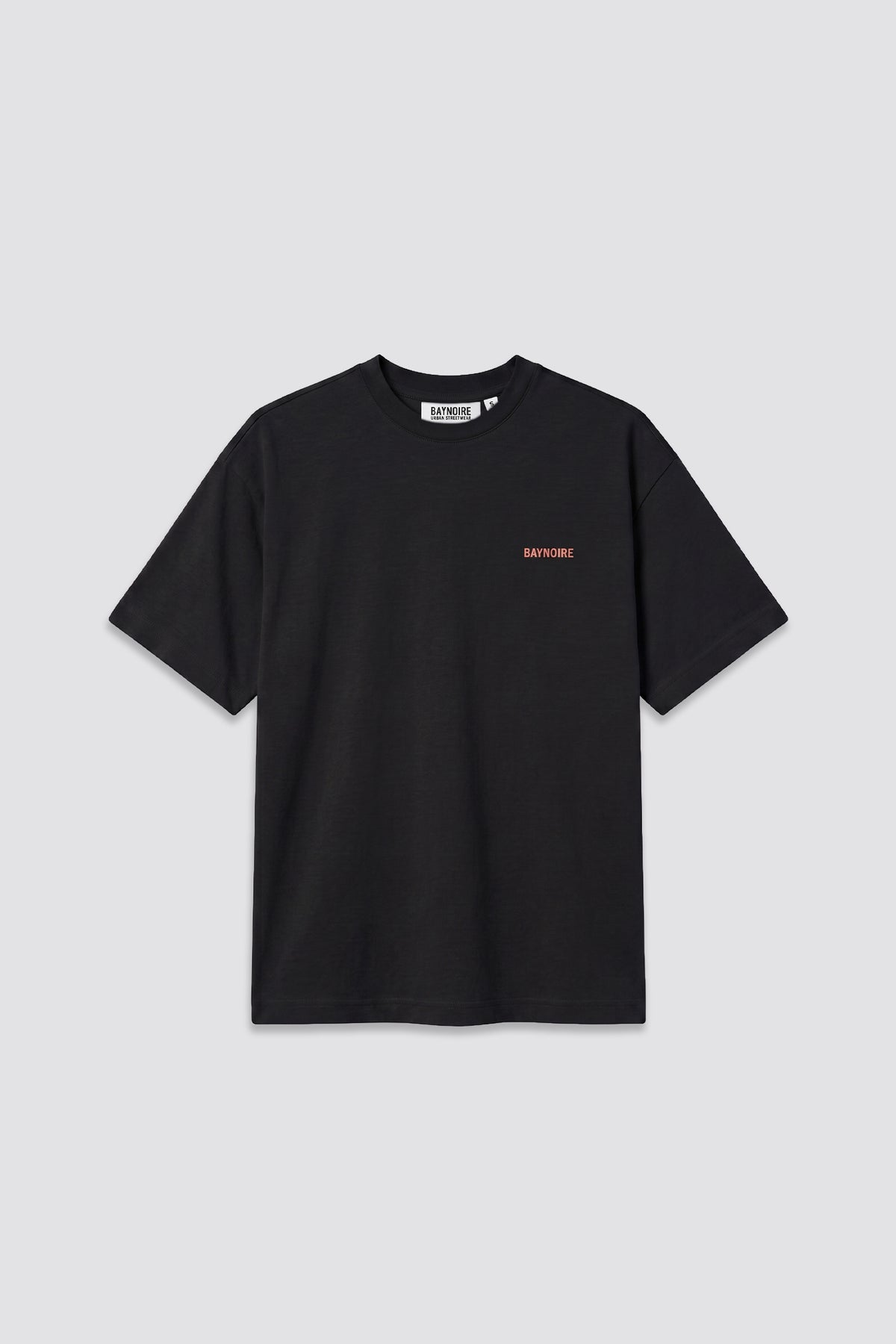 02P Oversized Black T-shirt