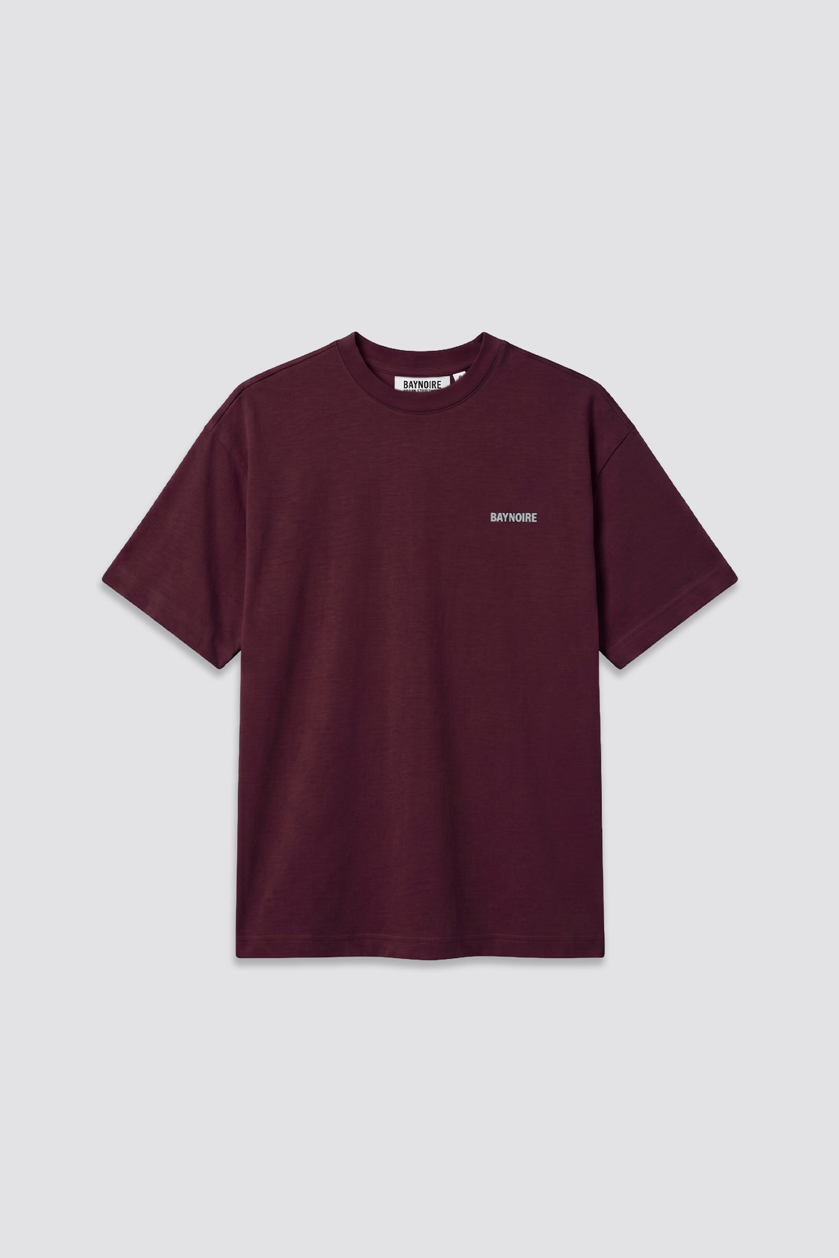 02P Oversized Burgundy T-shirt