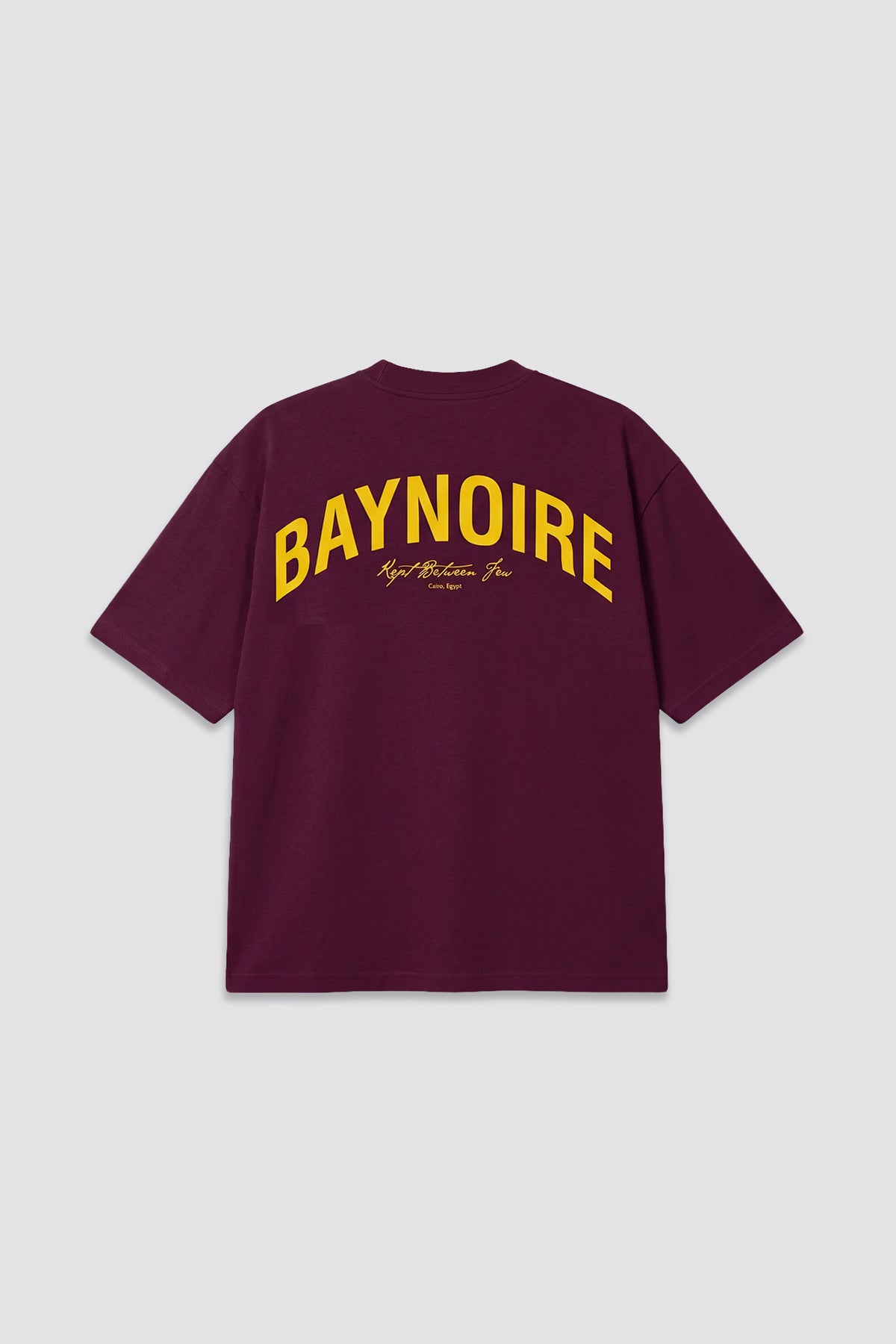 04X Oversized KBF Burgundy T-Shirt