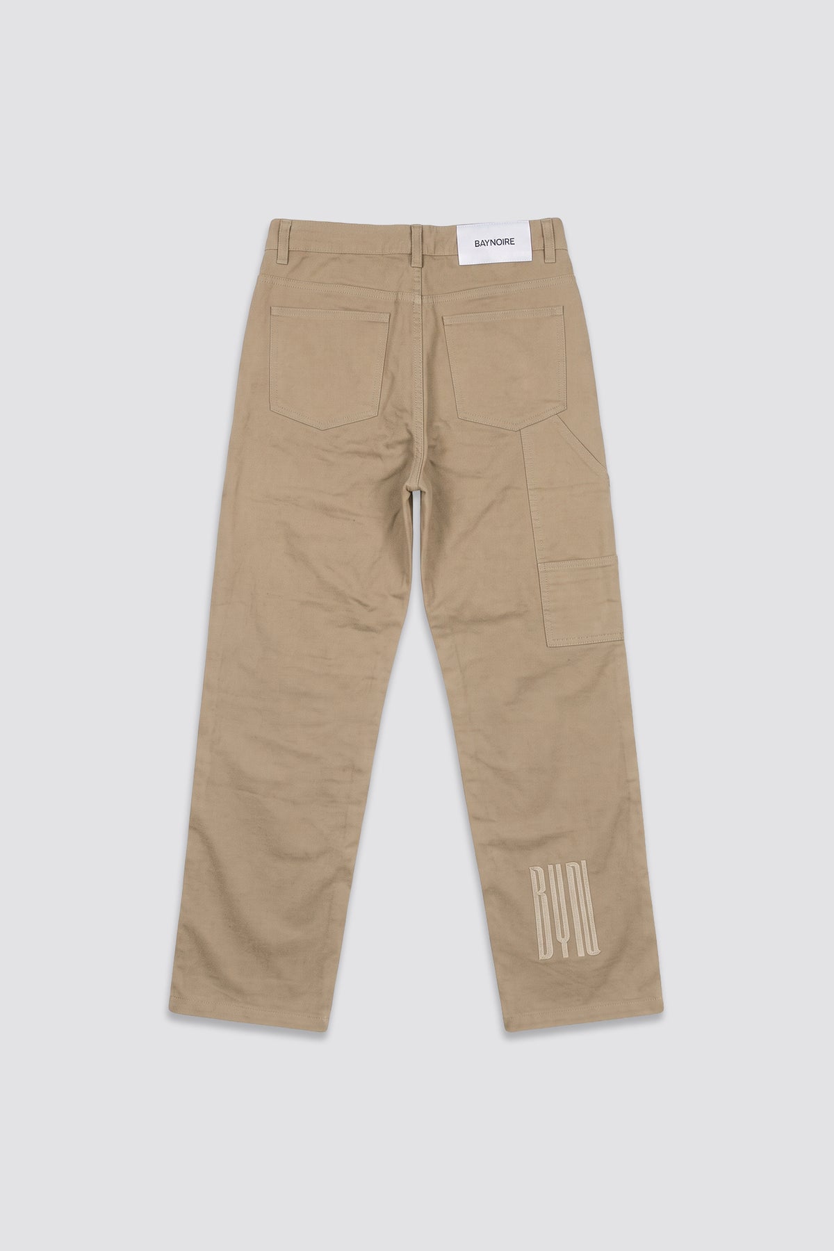 Beige Carpenter Pants