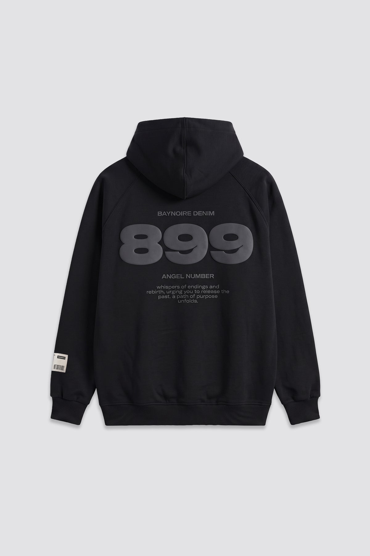 Black BD899 Oversized Hoodie