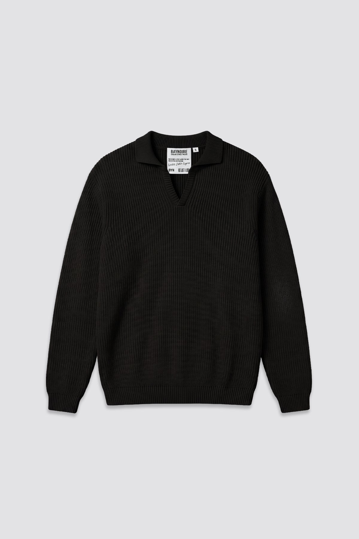 Black Collar Sweater