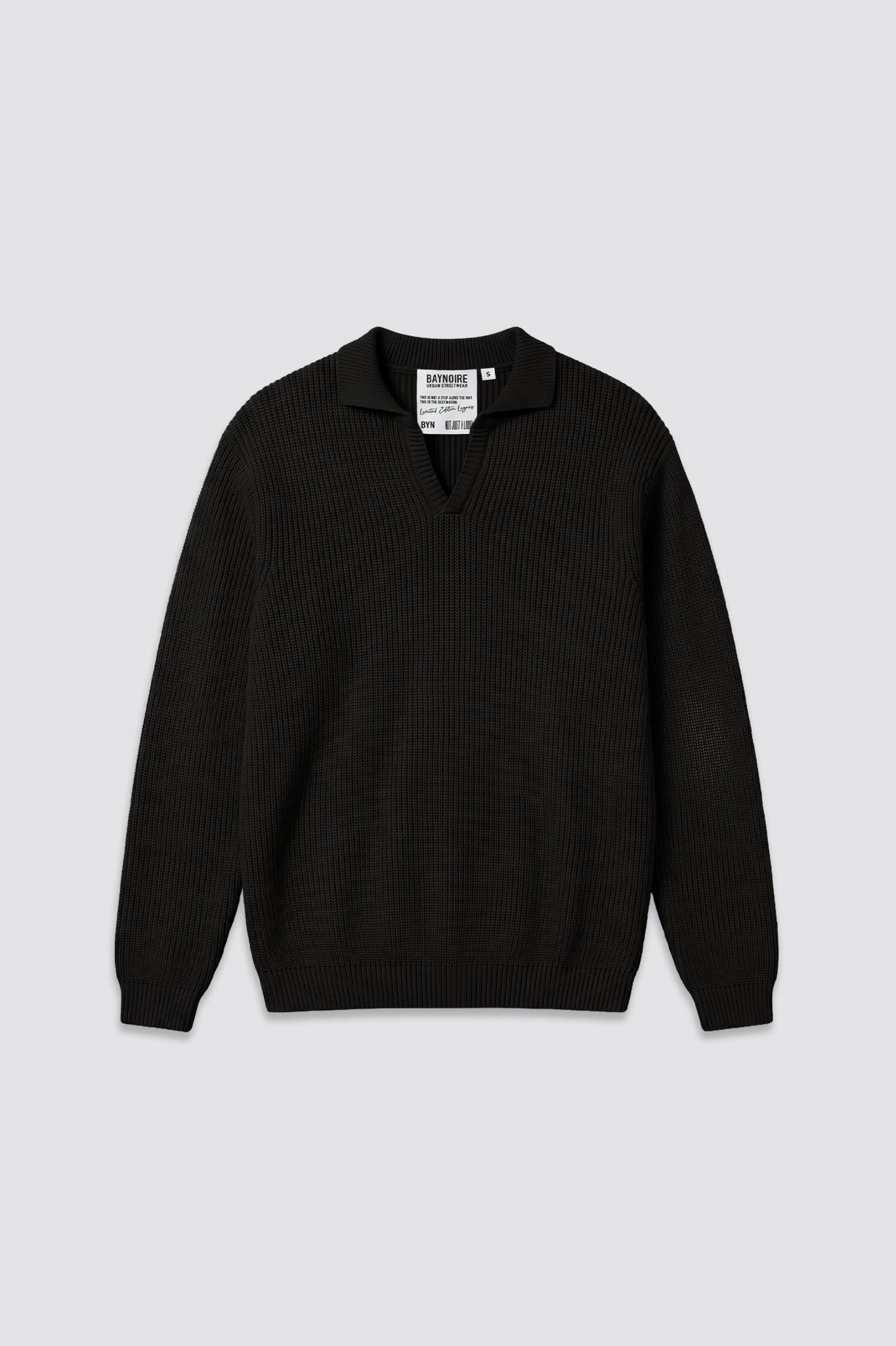 Black Collar Sweater