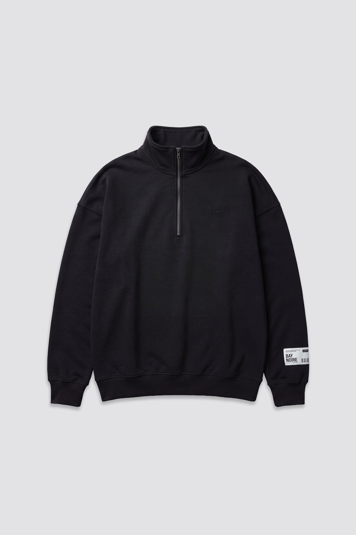 Black EX Q-Zipper Sweatshirt