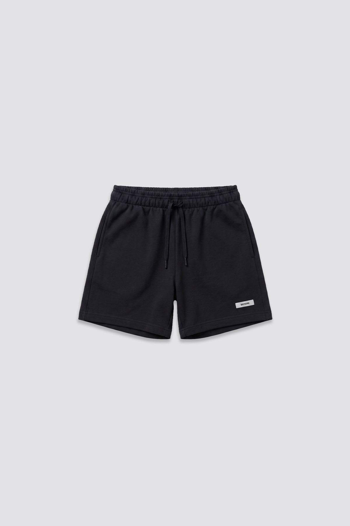 0IE Relaxed Black Short Sweatshorts