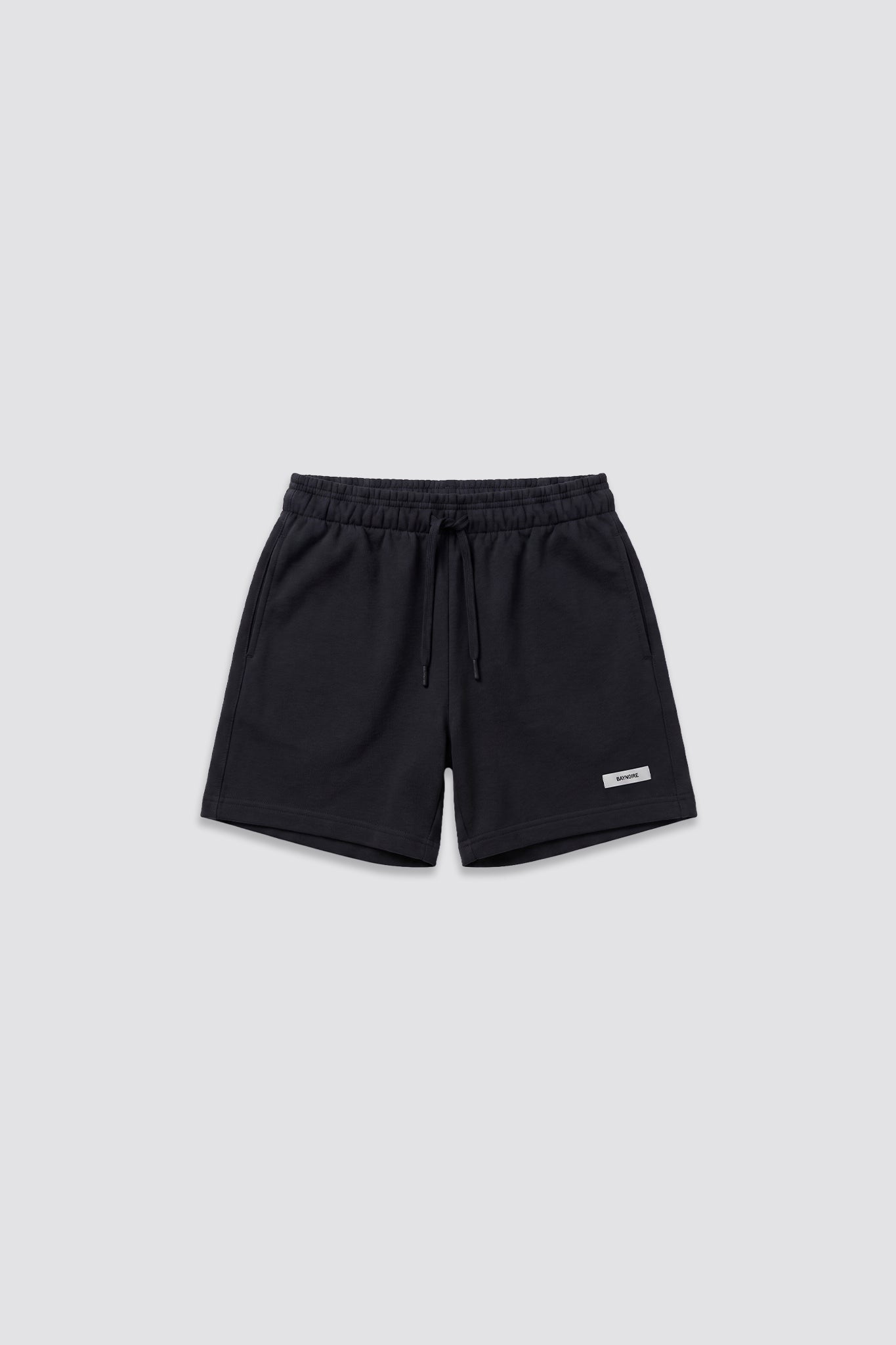 0IE Relaxed Black Short Sweatshorts