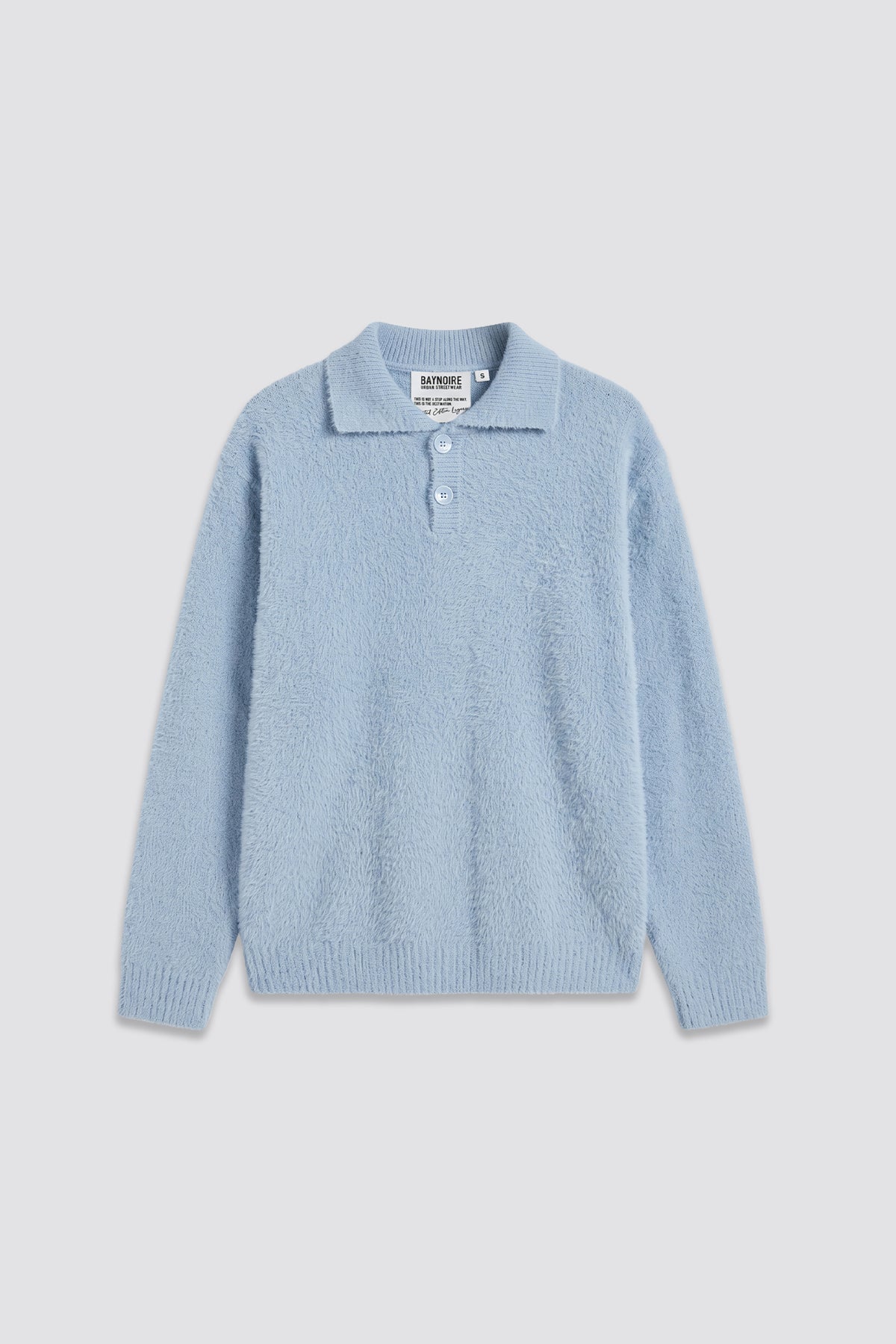 Blue Faux Fur Sweater