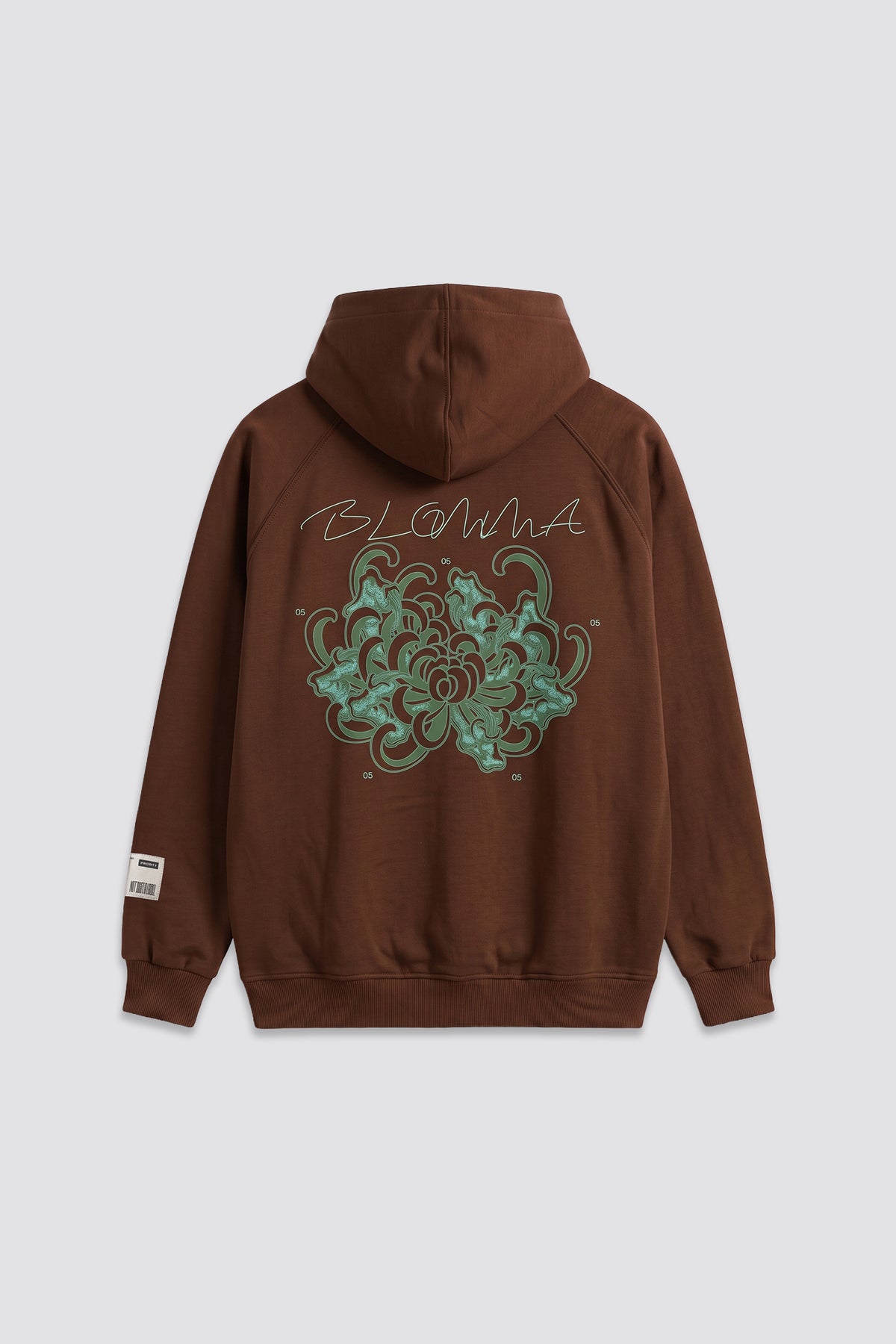 Brown Blomma Oversized Hoodie