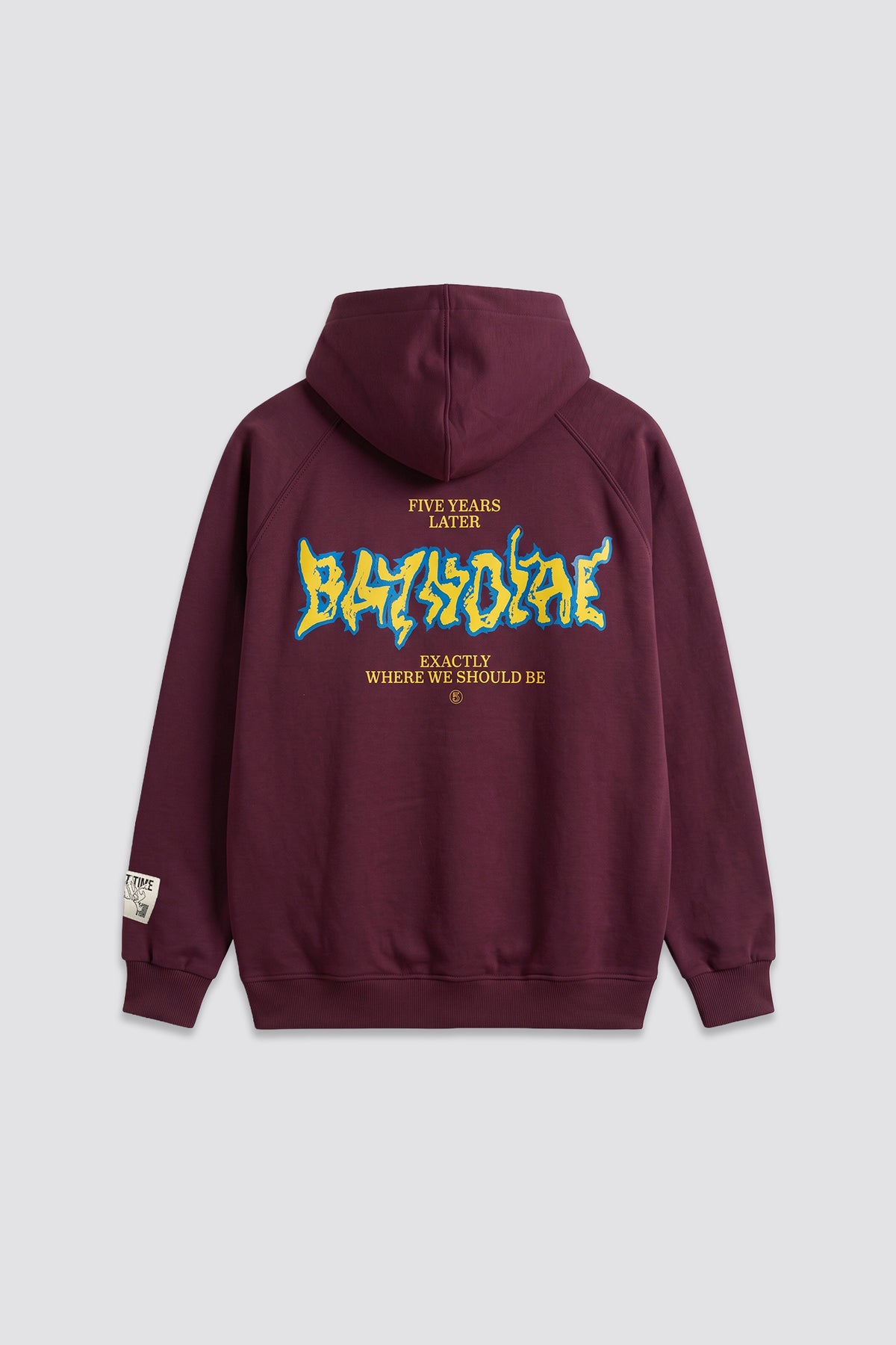 Burgundy Five Years Hoodie