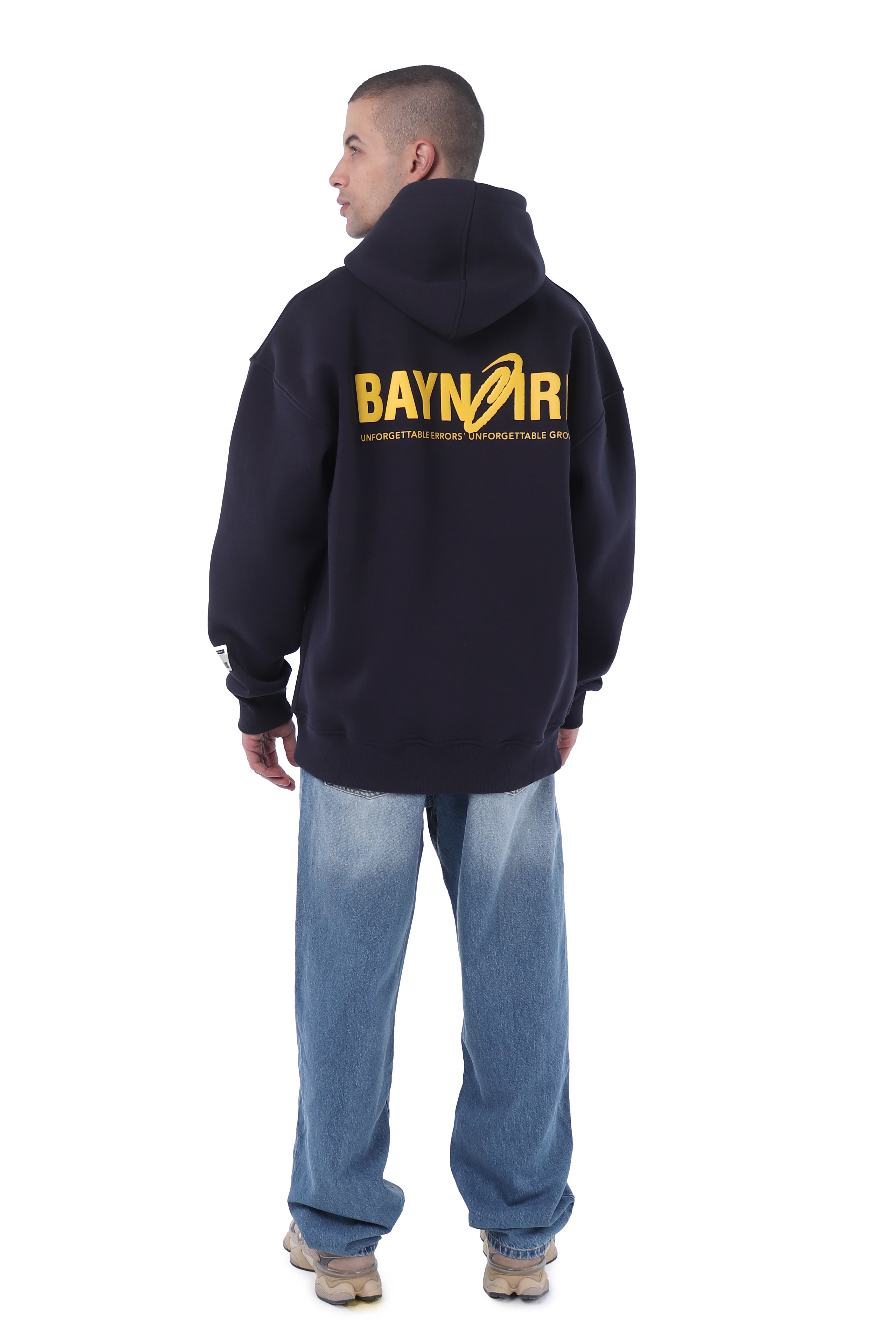 Navy Mistakes Oversized Hoodie