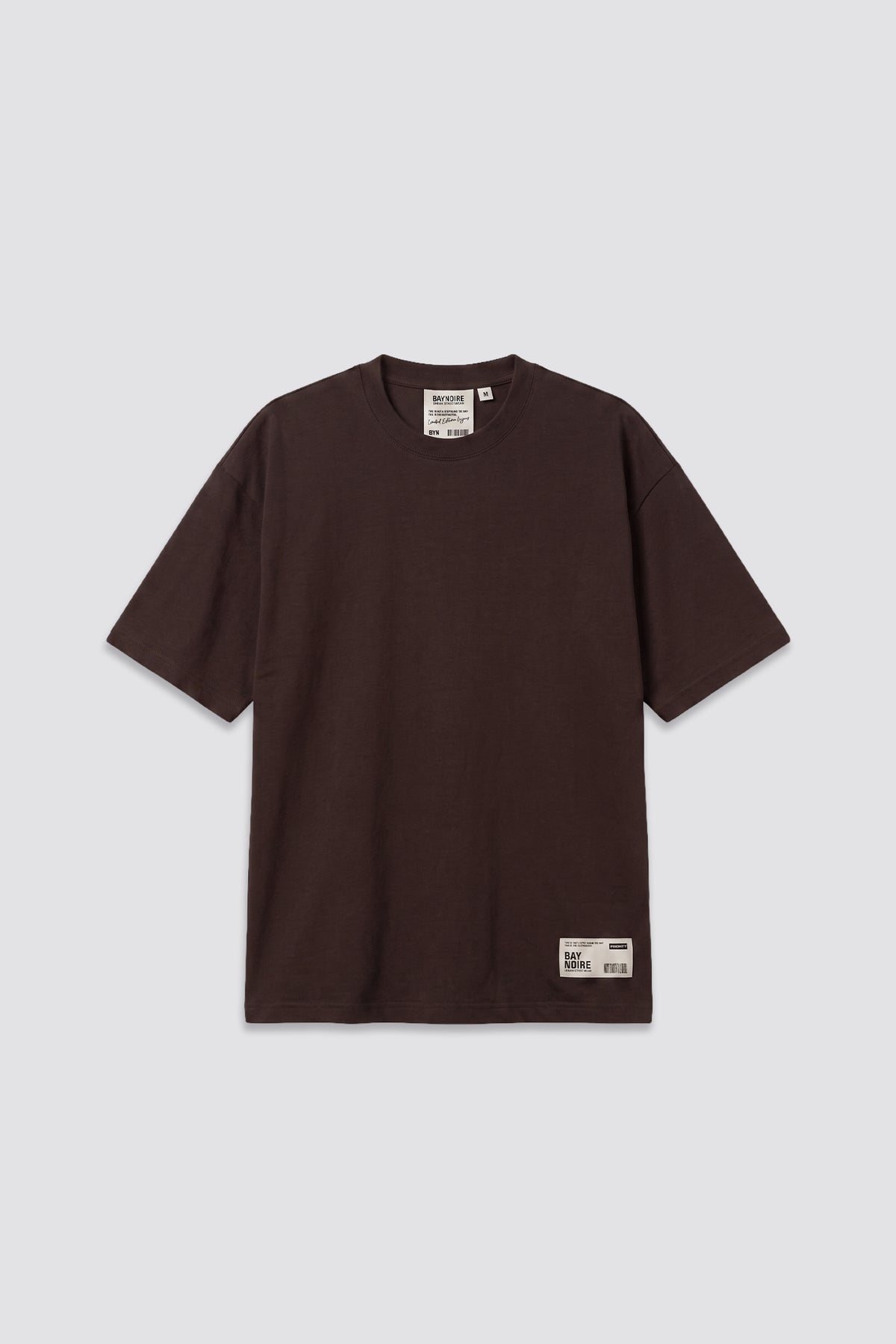 01E Oversized Core Brown T-Shirt