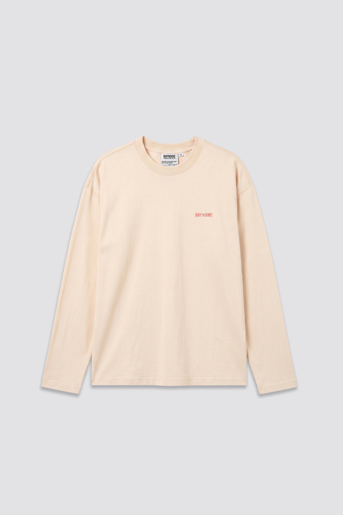 Cream Logo PL Long-sleeved T-shirt